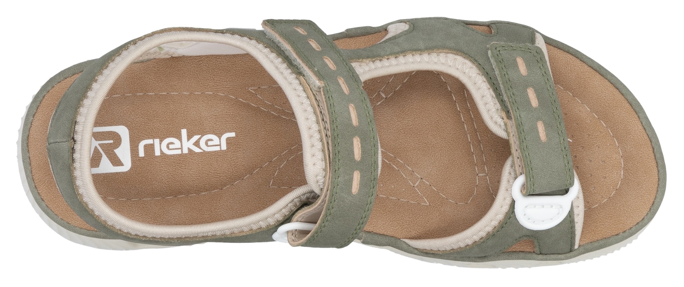 RIEKER Sport Sandale »Outdoorsandale«  , Sommerschuh, Sandalette, Plateauabsatz, mit Klettverschlüssen