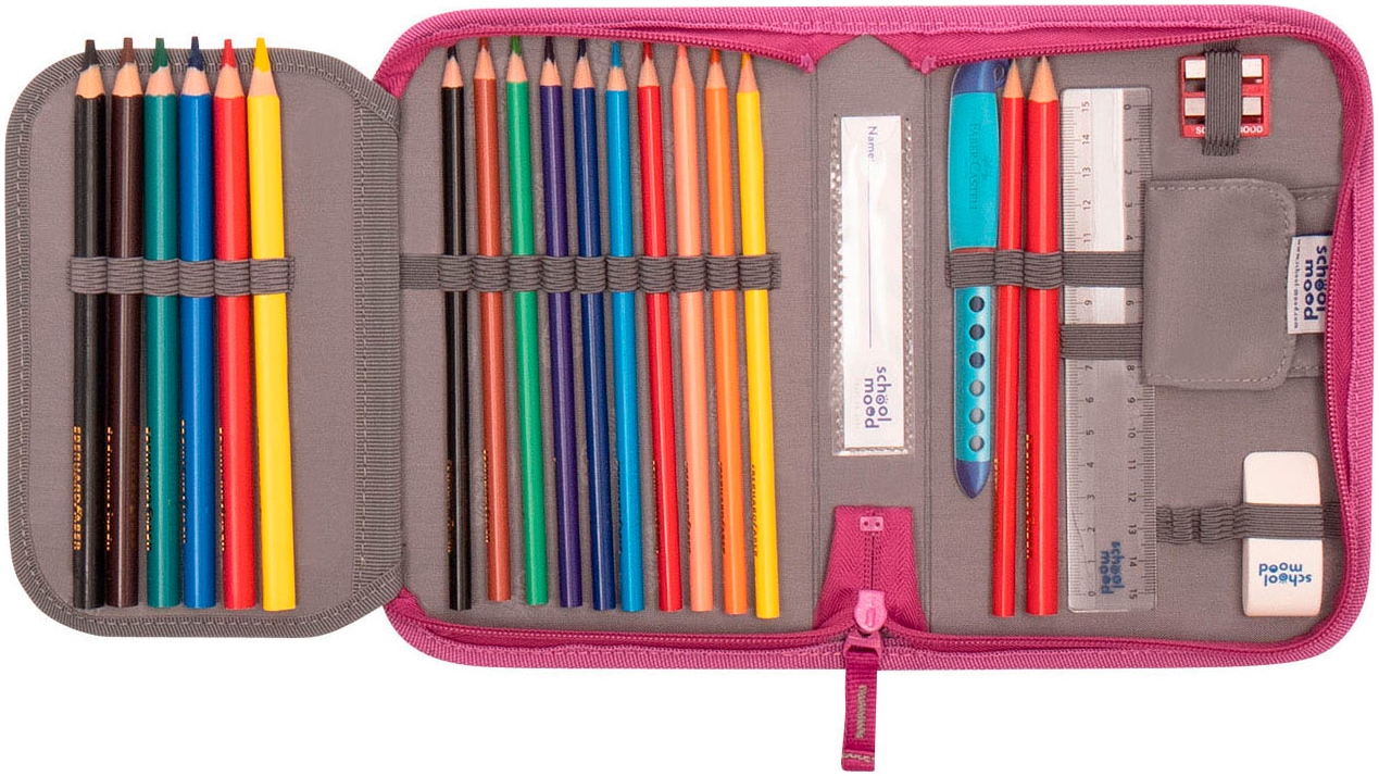 SCHOOL-MOOD® Schulranzen »Champion, Hannah (Hase)«, retroreflektierende Flächen, aus recyceltem Material
