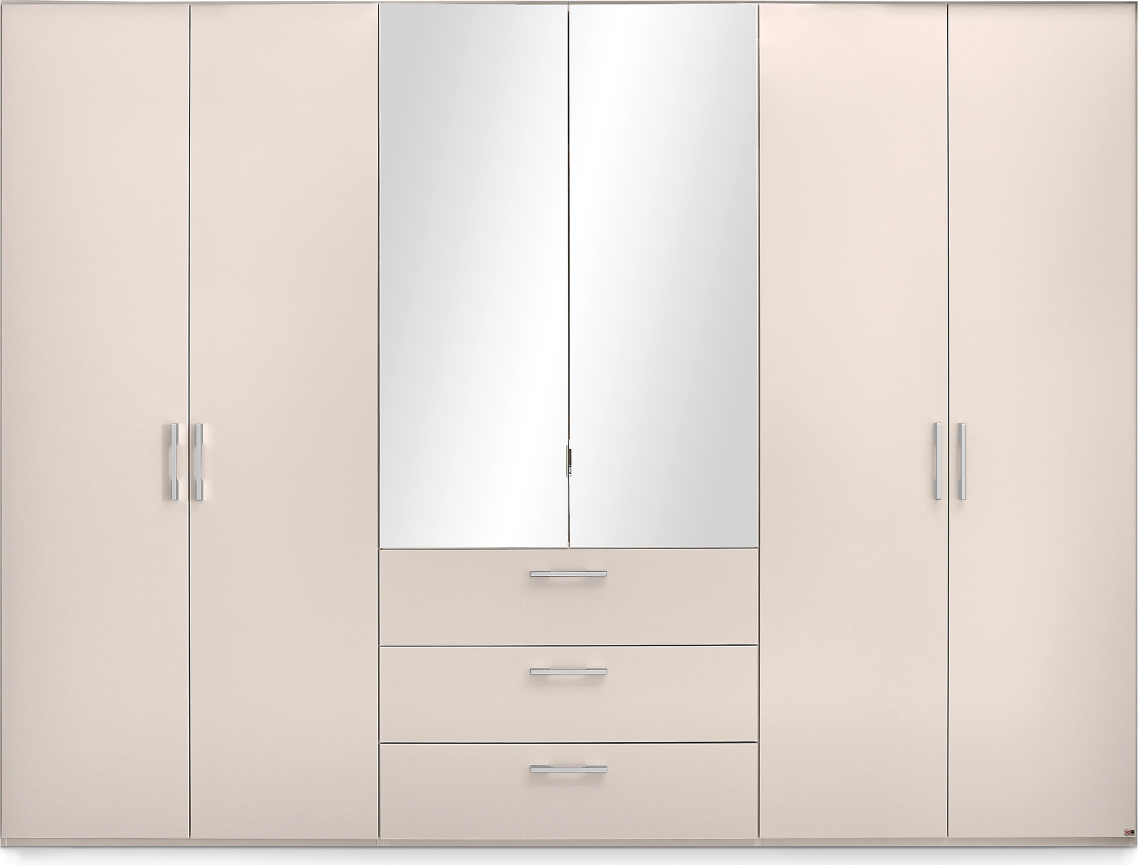 set one by Musterring Drehtürenschrank »Henderson«, mit Spiegel und 3 Schubladen, inkl. Fachböden und Kleiderstangen