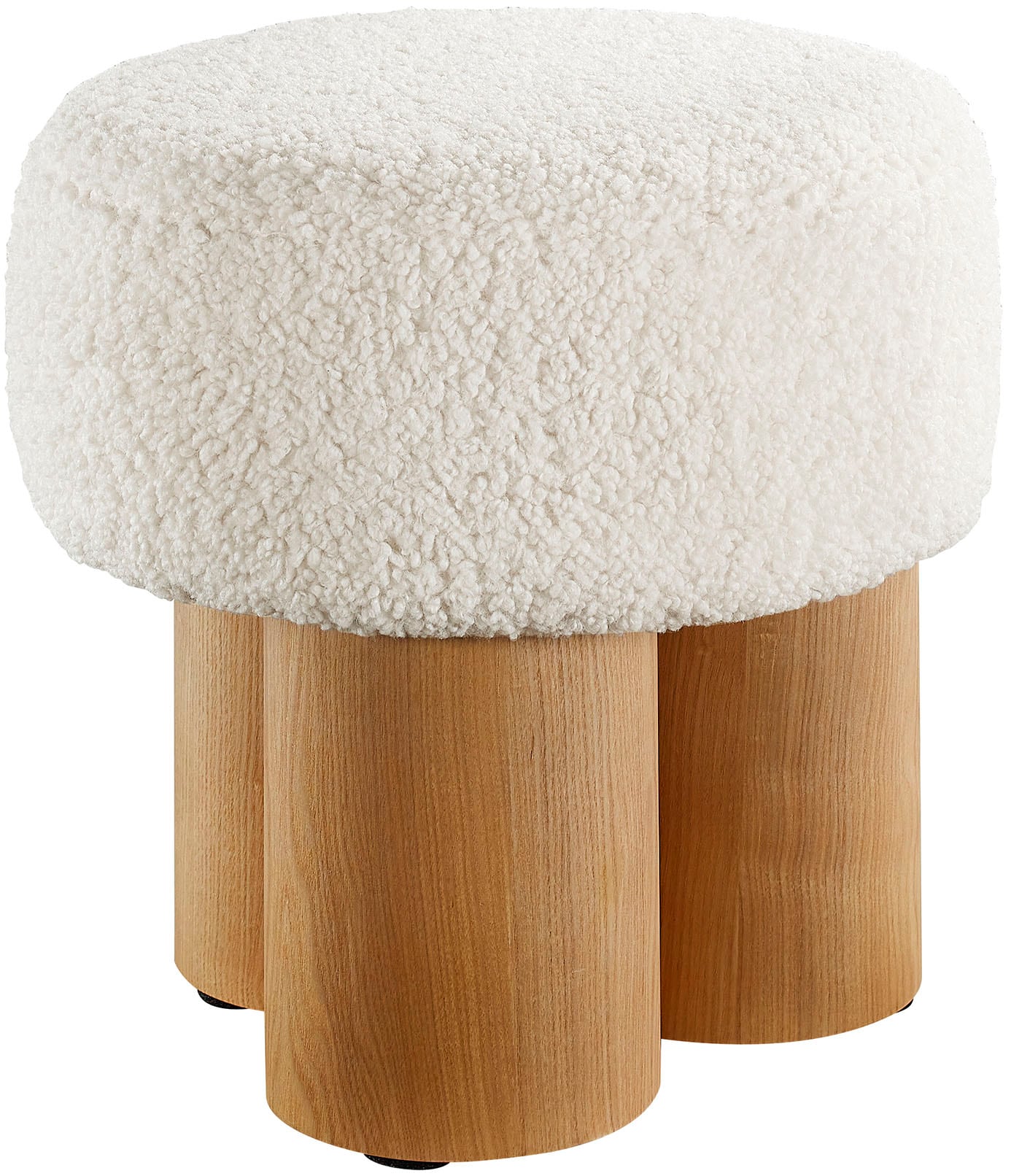 SalesFever Sitzhocker, (1 St.), mit Sitzfläche aus Teddyfell günstig online kaufen