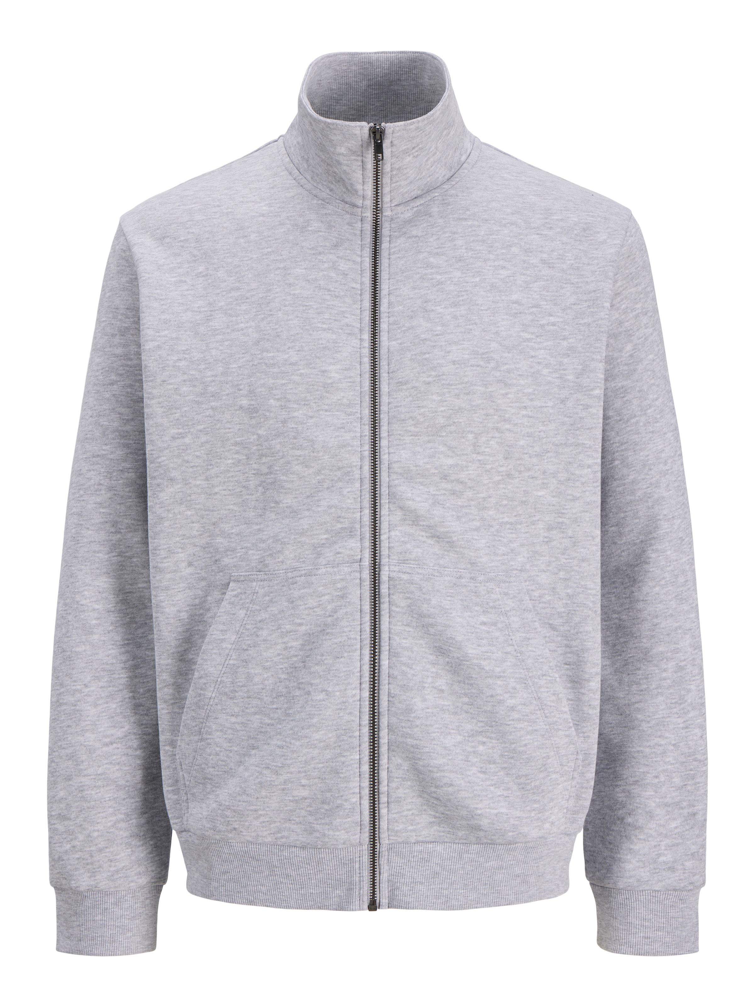 Jack & Jones Sweatjacke »JJEBRADLEY SWEAT ZIP HN NOOS« Materialmix, regular fit