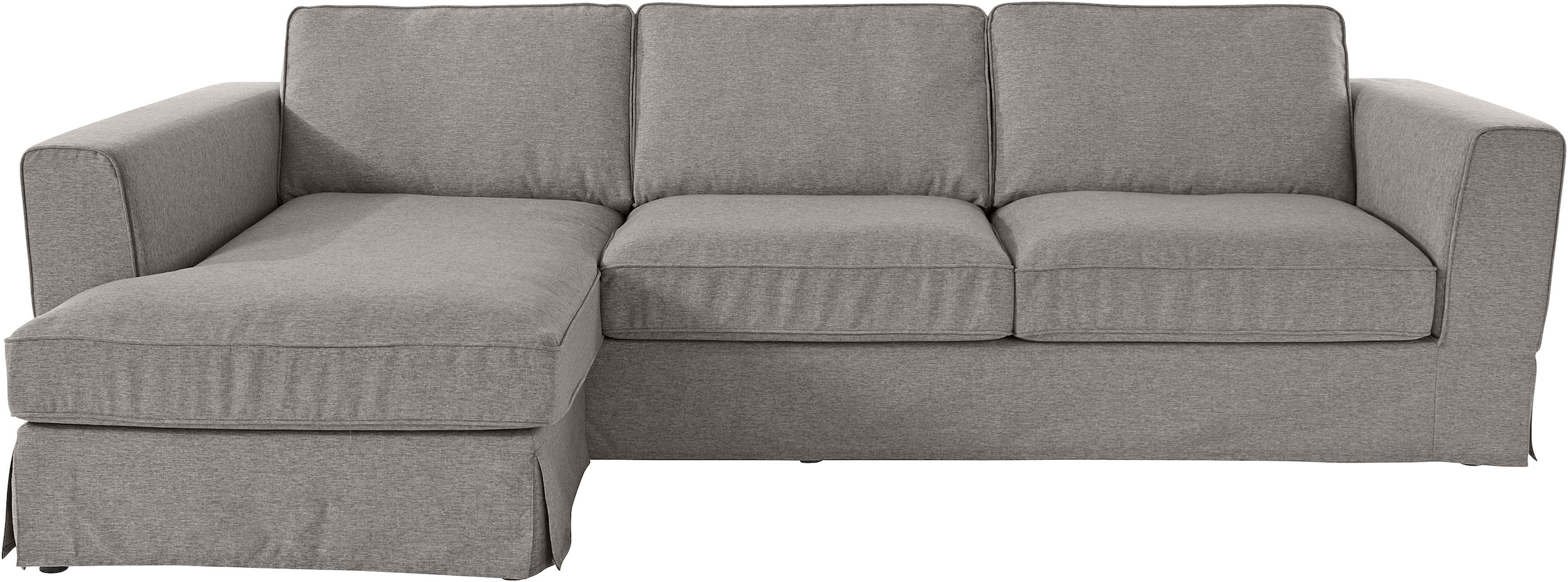 Home affaire Ecksofa »Vintage L-Form« 3-Sitzer Polsterecke im Landhausstil, günstig online kaufen