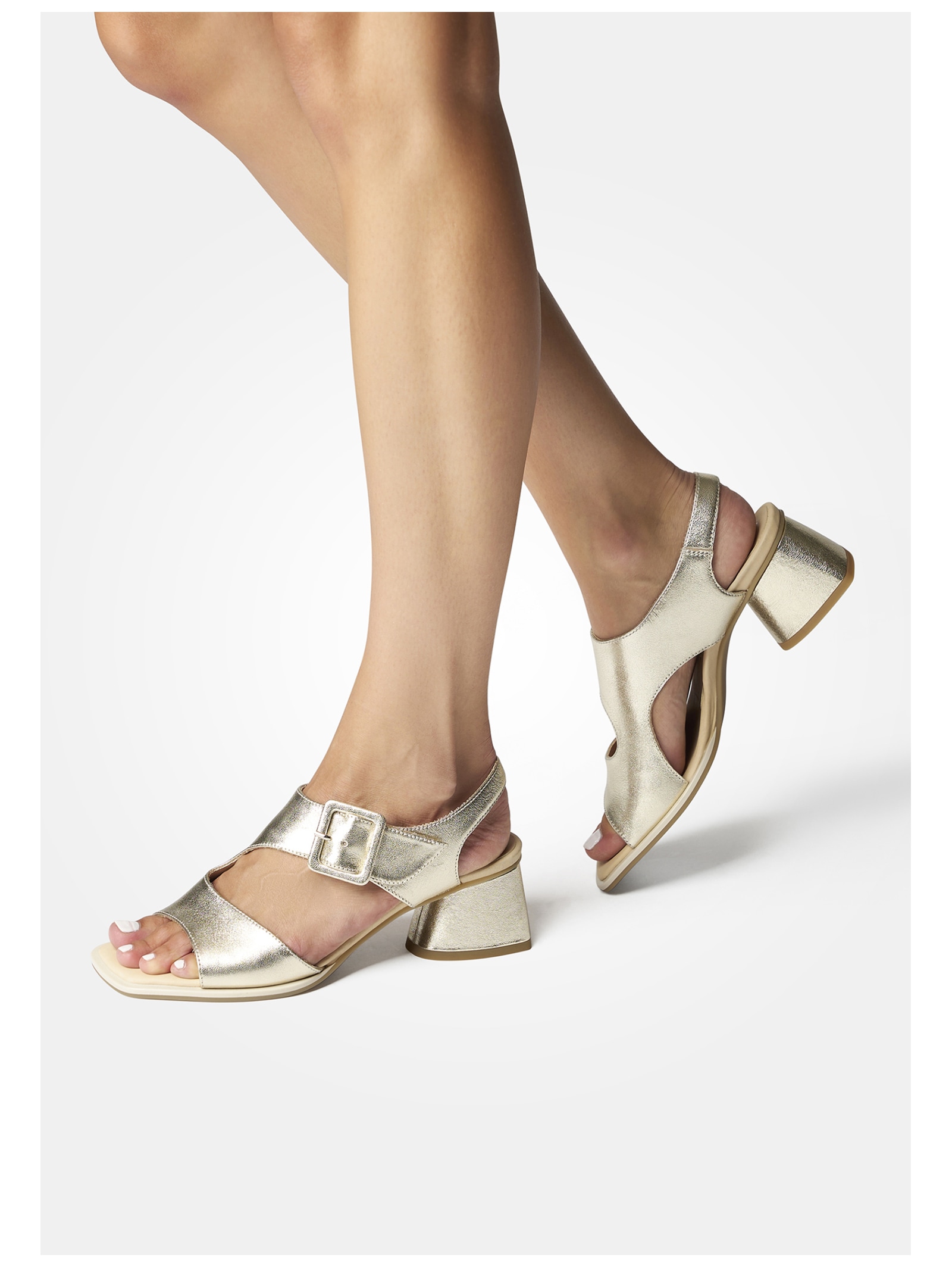 Paul Green Riemchensandale »Paul Green Sandalen Leder«