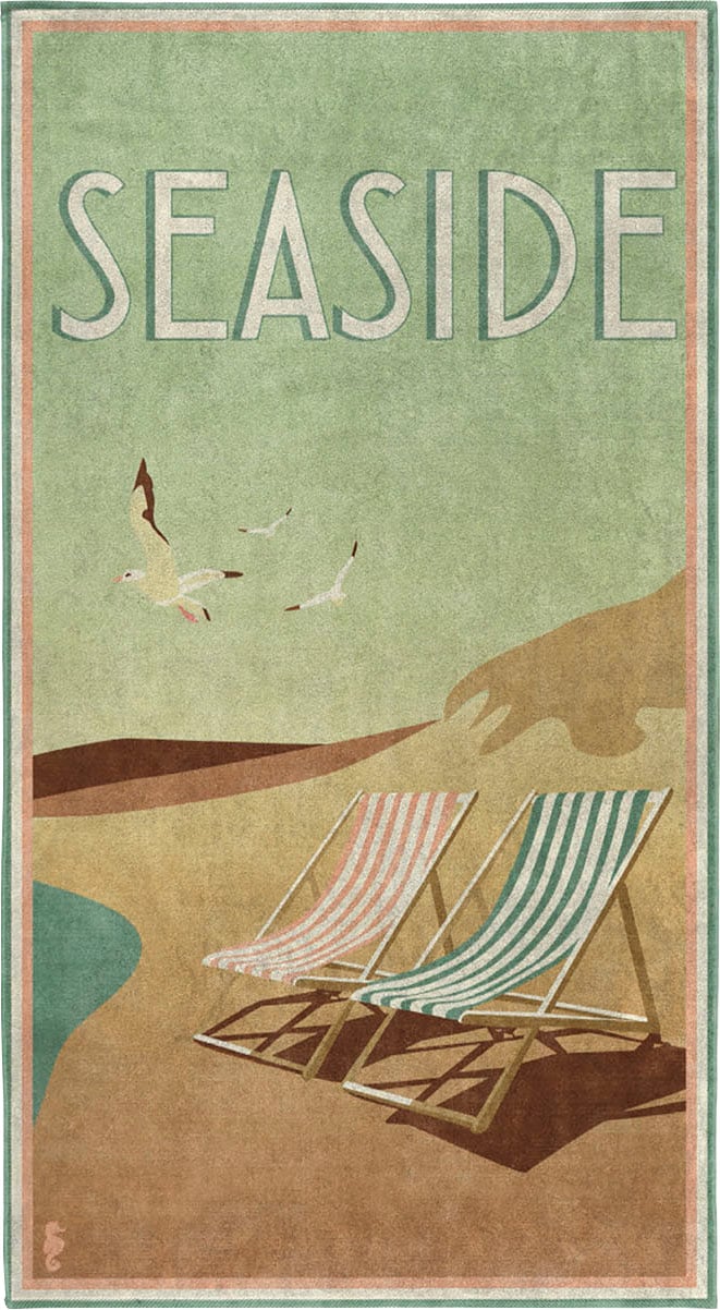 Seahorse Strandtuch »Blackpool«, (1 St., Strandtuch 90 x 170 cm), 90x170, f günstig online kaufen