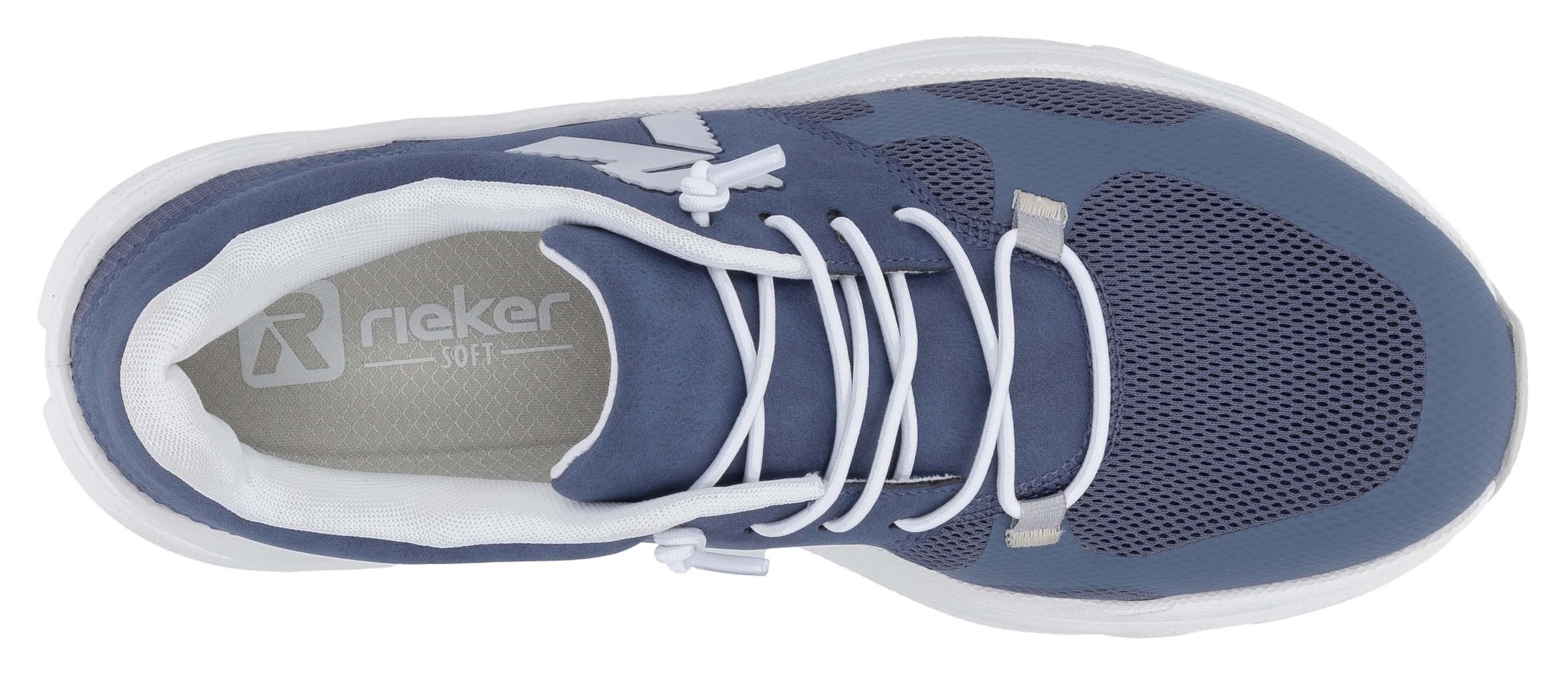 RIEKER Sport Plateausneaker  Slip-on Sneaker, Halbschuh, Freizeitsneaker mit MemoSoft-Innensohle