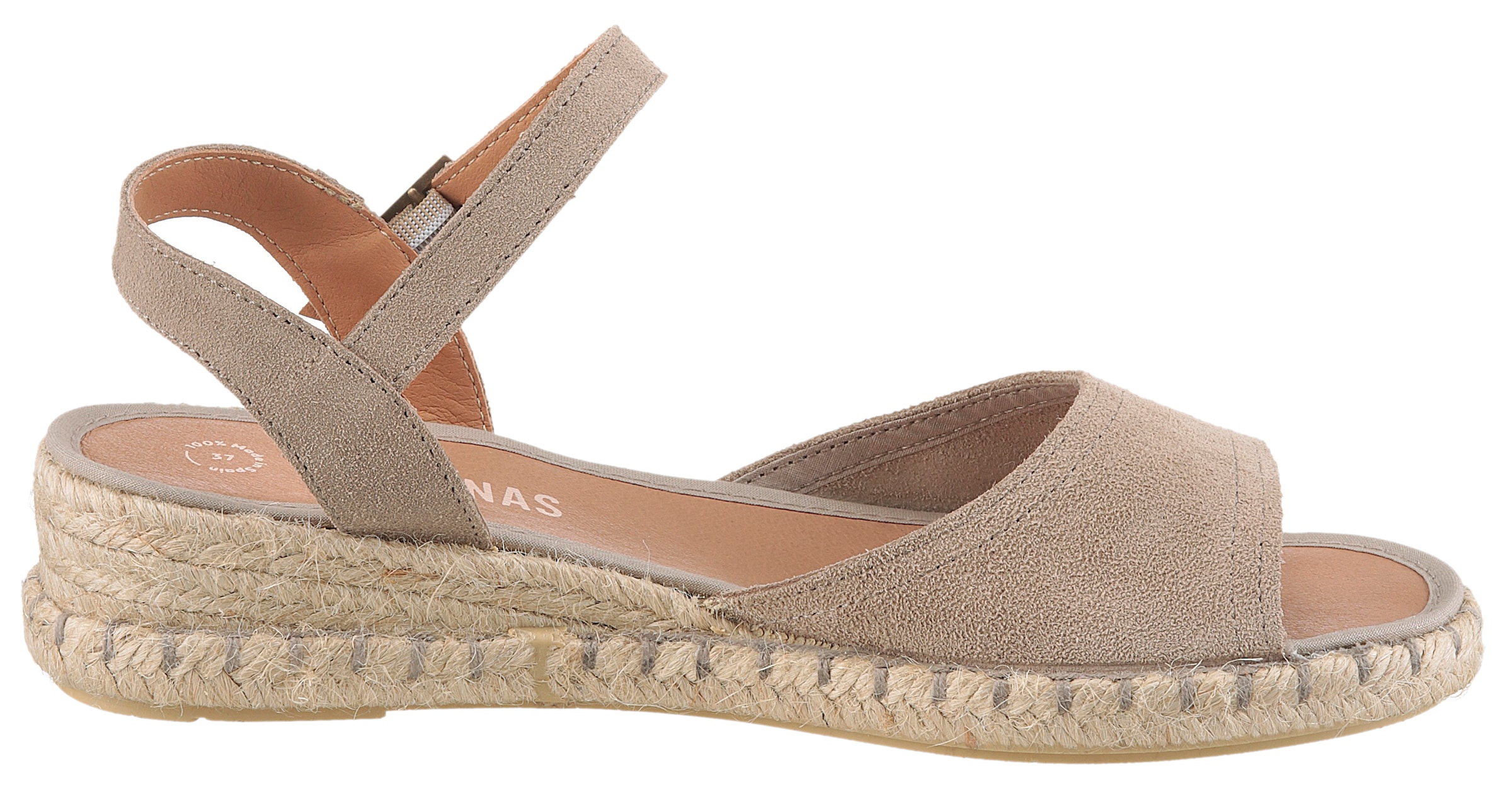 VERBENAS Sandale »VALERIE SERRAJE«, Sommerschuh, Riemchensandalette, Urlaubschuh mit Keilabsatz