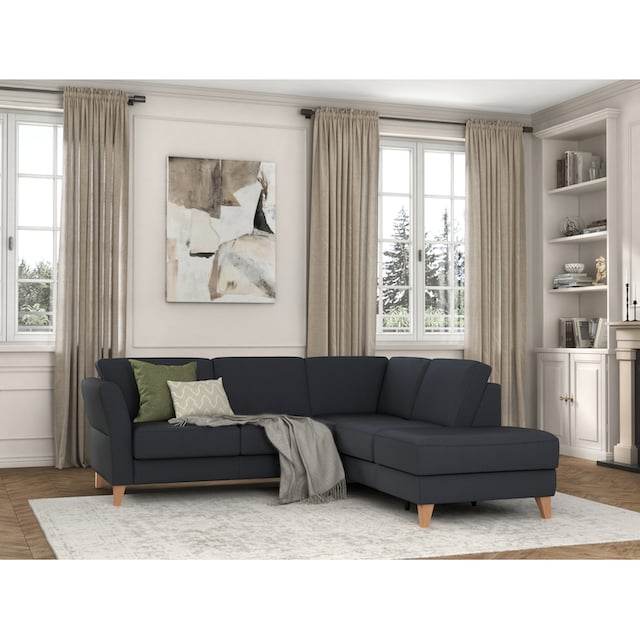 sit&more Ecksofa »Visby«, Wahlweise mit Bettfunktion und Stauraum, frei im Raum  stellbar auf Raten kaufen