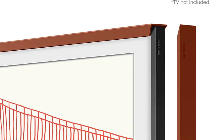 Samsung Rahmen »55" Frame Rahmen Abgeschrägt Terracotta (2021)«