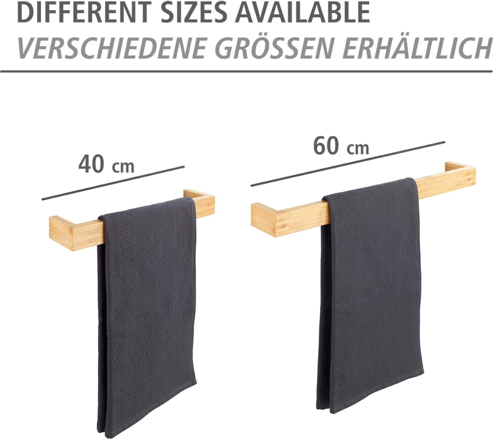 WENKO Handtuchhalter »Bambusa« BxTxH: 40x5x9 cm