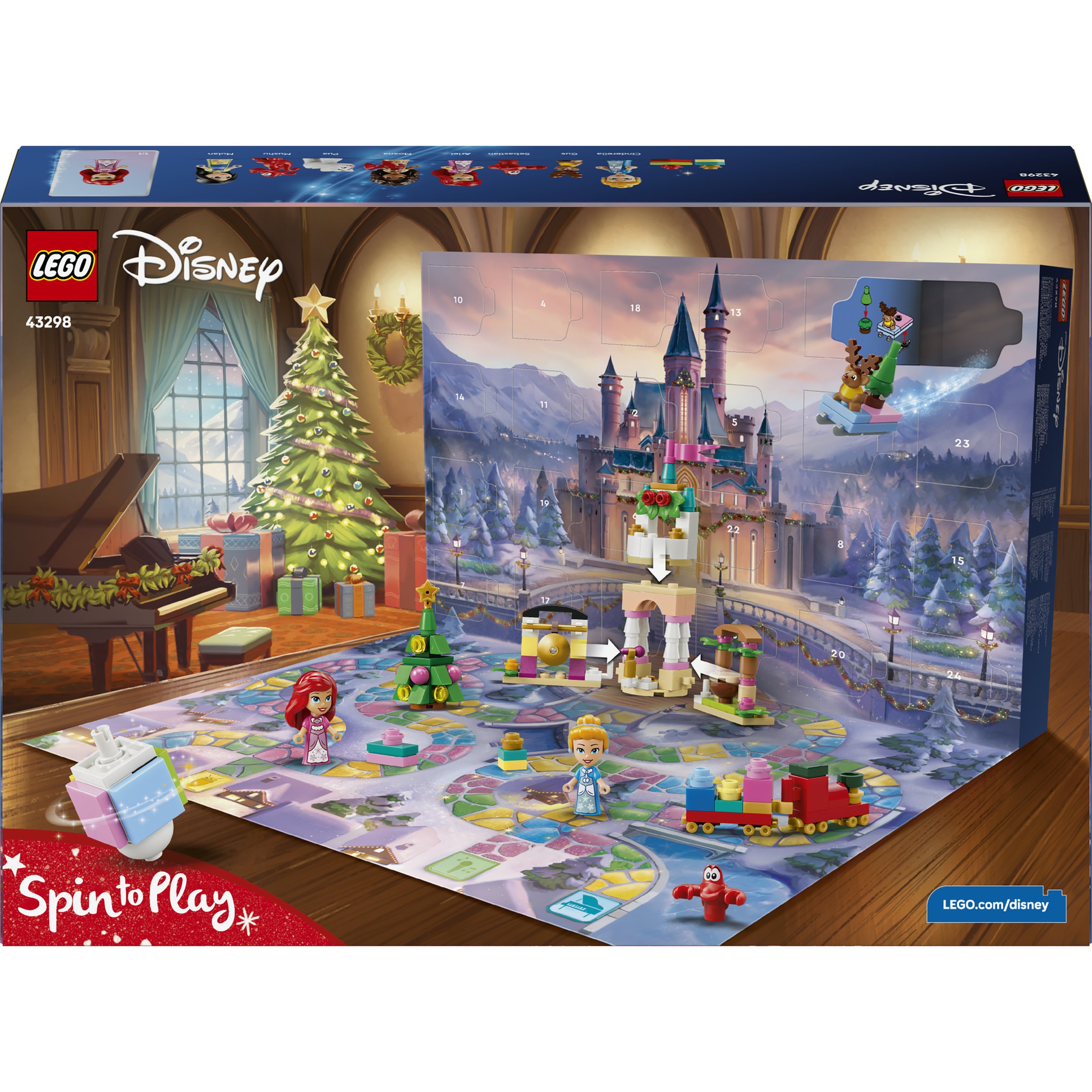 LEGO® Spielzeug-Adventskalender »Adventskalender 2026 (43298), LEGO Disney Princess« ab 5 Jahren Made in Europe