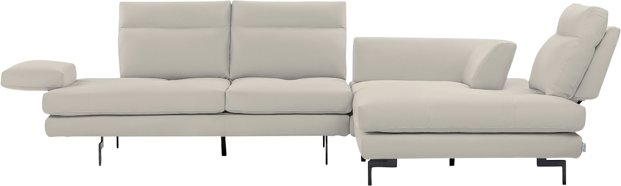 CALIA ITALIA Ecksofa »Toby Wing, Komfortsofa mit Sitzkomfort der Extraklass günstig online kaufen