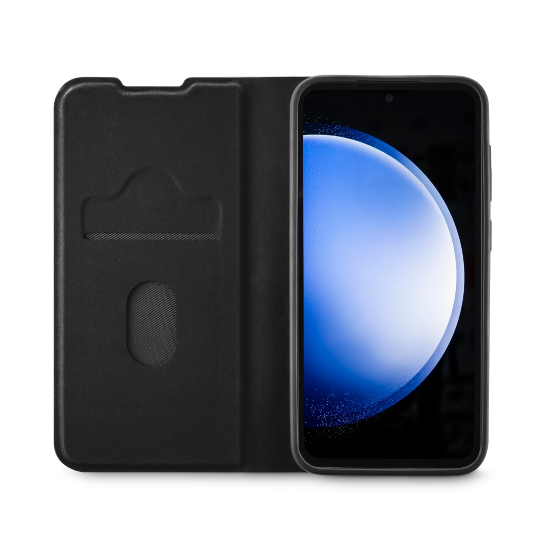 3. Bild von Hama Smartphone-Hülle »Handytasche für Samsung Galaxy S23 FE, Farbe Schwarz, flexible Hülle«, Samsung Galaxy S23 FE, Mit Kartenfächer, Standfunktion und Magnetverschluss