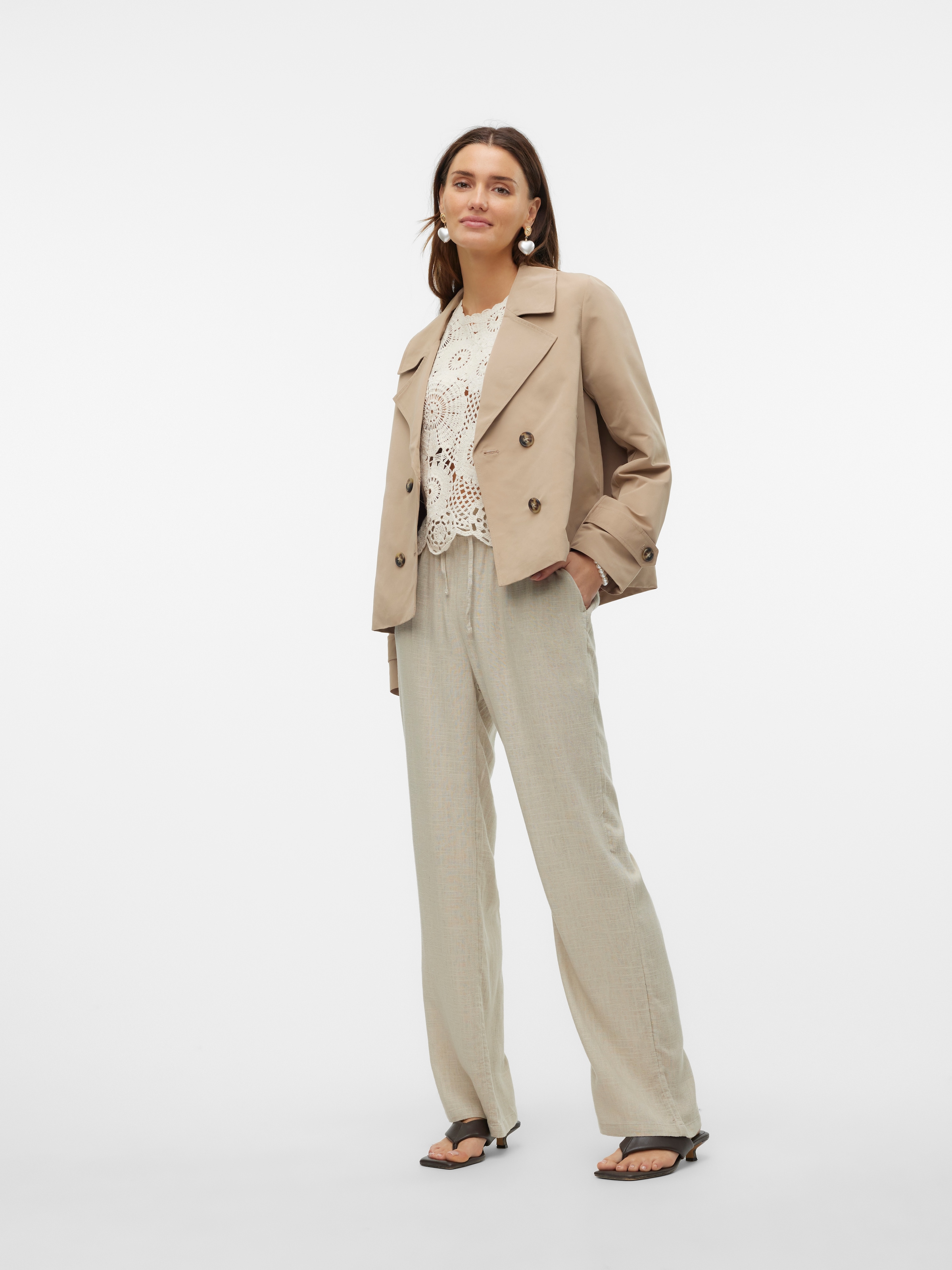 Vero Moda Kurzjacke »VMCHLOEMIA SHORT TRENCHCOAT GA NOOS«