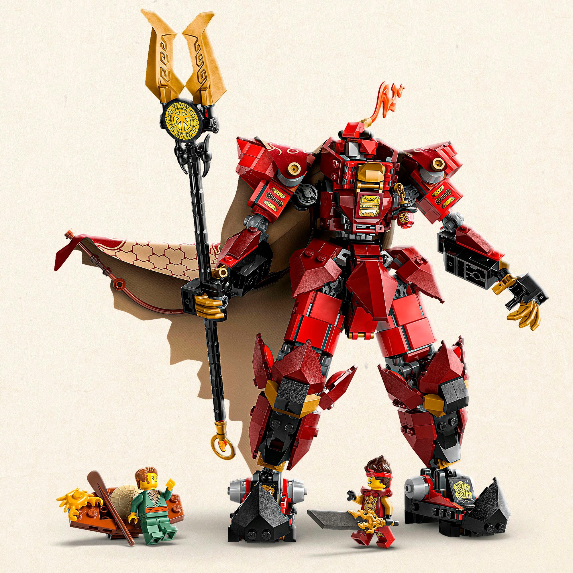LEGO® Konstruktionsspielsteine »Der Feuerritter-Mech (71846), LEGO Ninjago«, (996 St.), Made in Europe