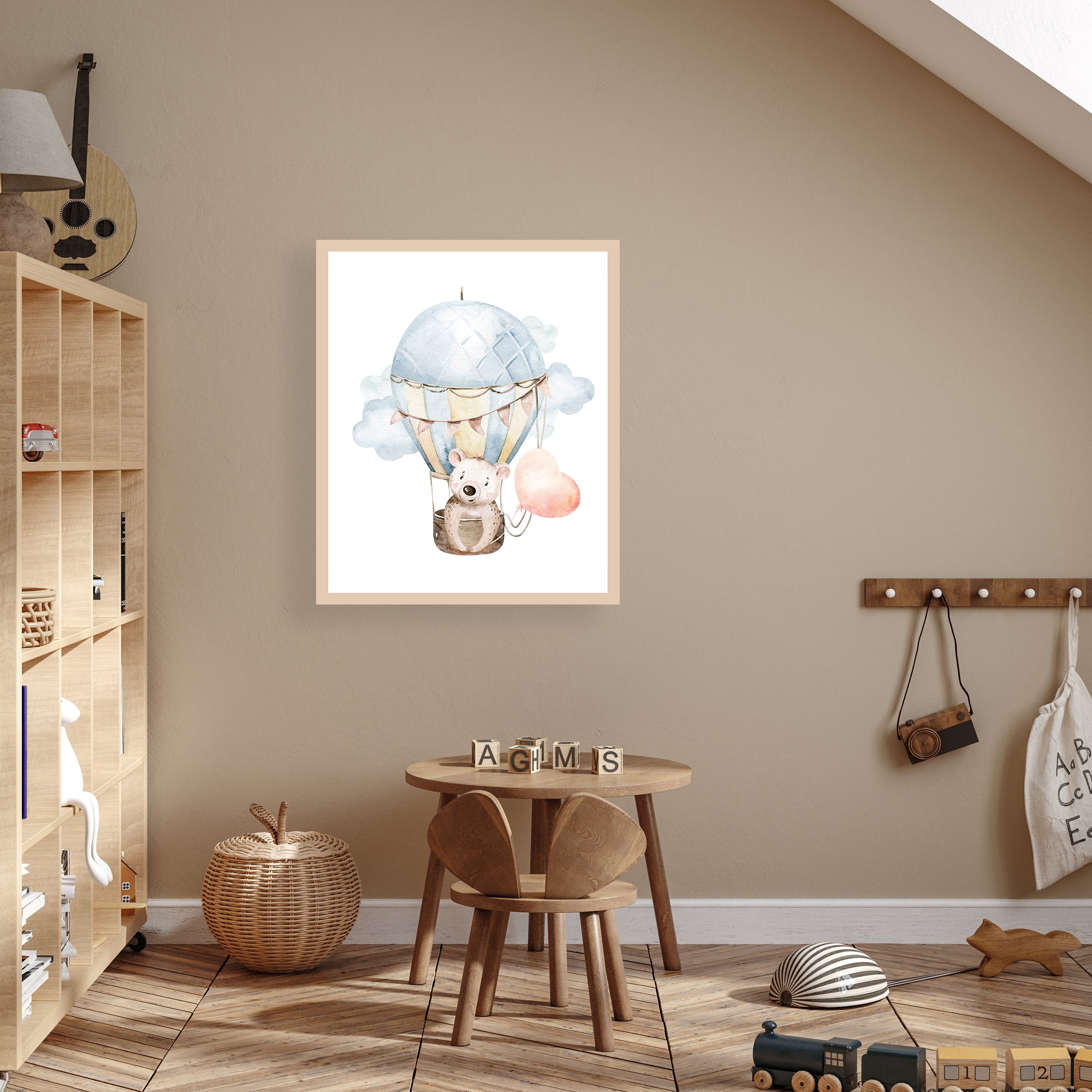 Lüttenhütt Poster »Koala mit Herz im Heißluftballon«, Ballonfahren-Bär-Fant günstig online kaufen