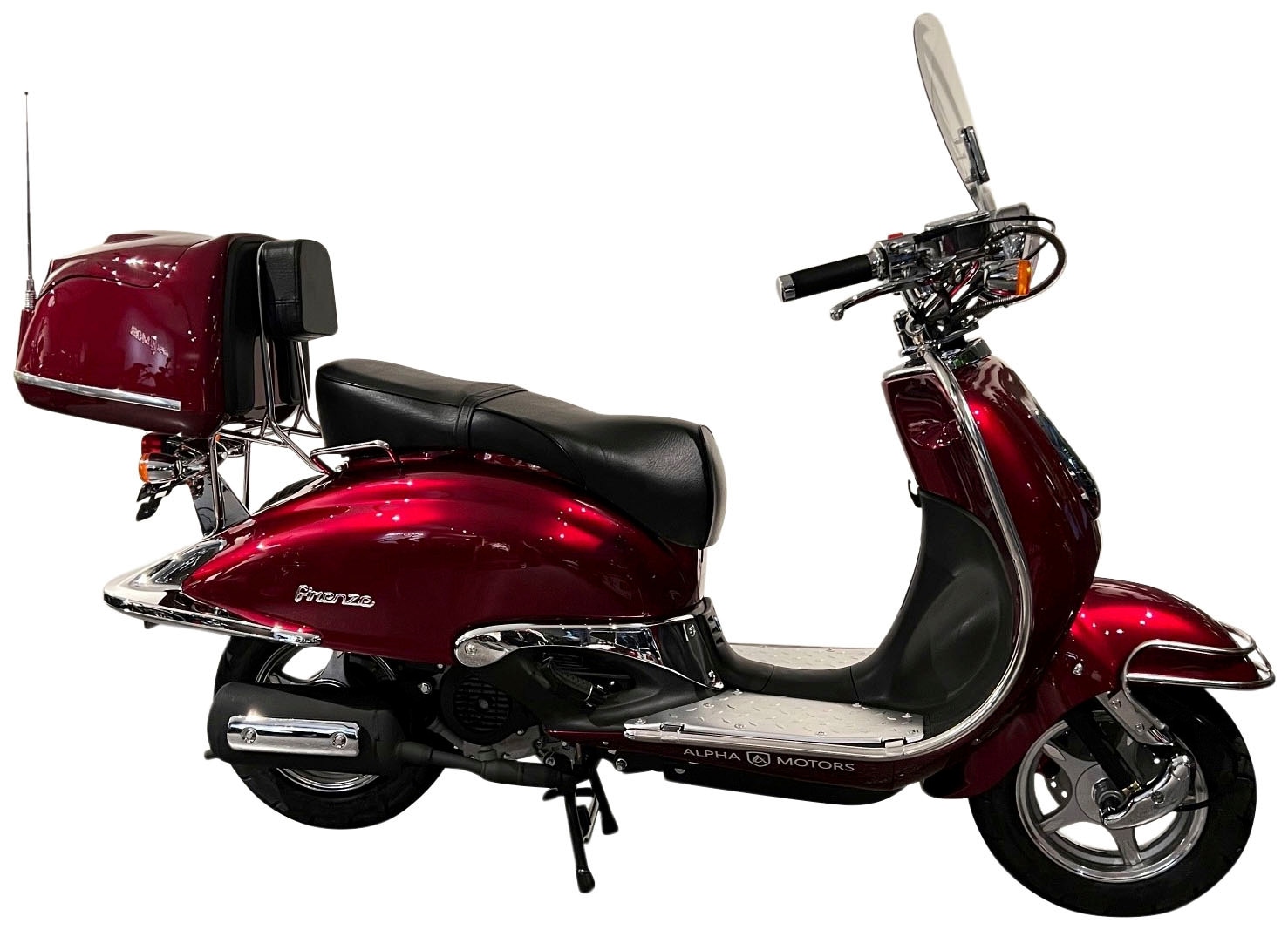 PS, im %Sale 8,6 85 Alpha Firenze 5, Motors Euro Limited«, km/h, »Retro (Spar-Set) Motorroller 125 cm³, jetzt