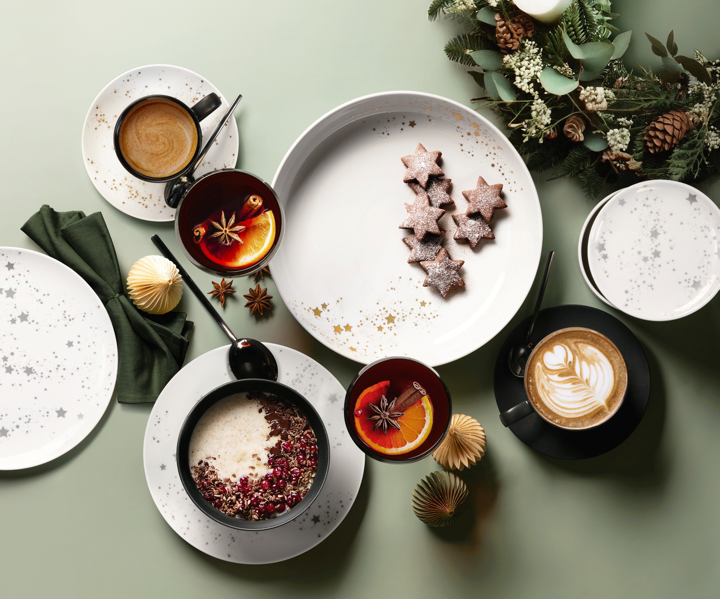 Seltmann Weiden Becher »Liberty - Silver Stars« Becher mit Henkel 0,40 l günstig online kaufen