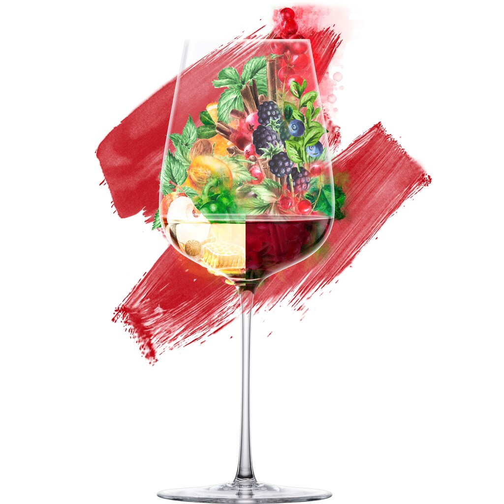 Eisch Gläser-Set »ESSENCA SENSISPLUS«, (Set, 3 tlg., 1 Rotweinglas, 1 Weißweinglas, 1 Champagnerglas)