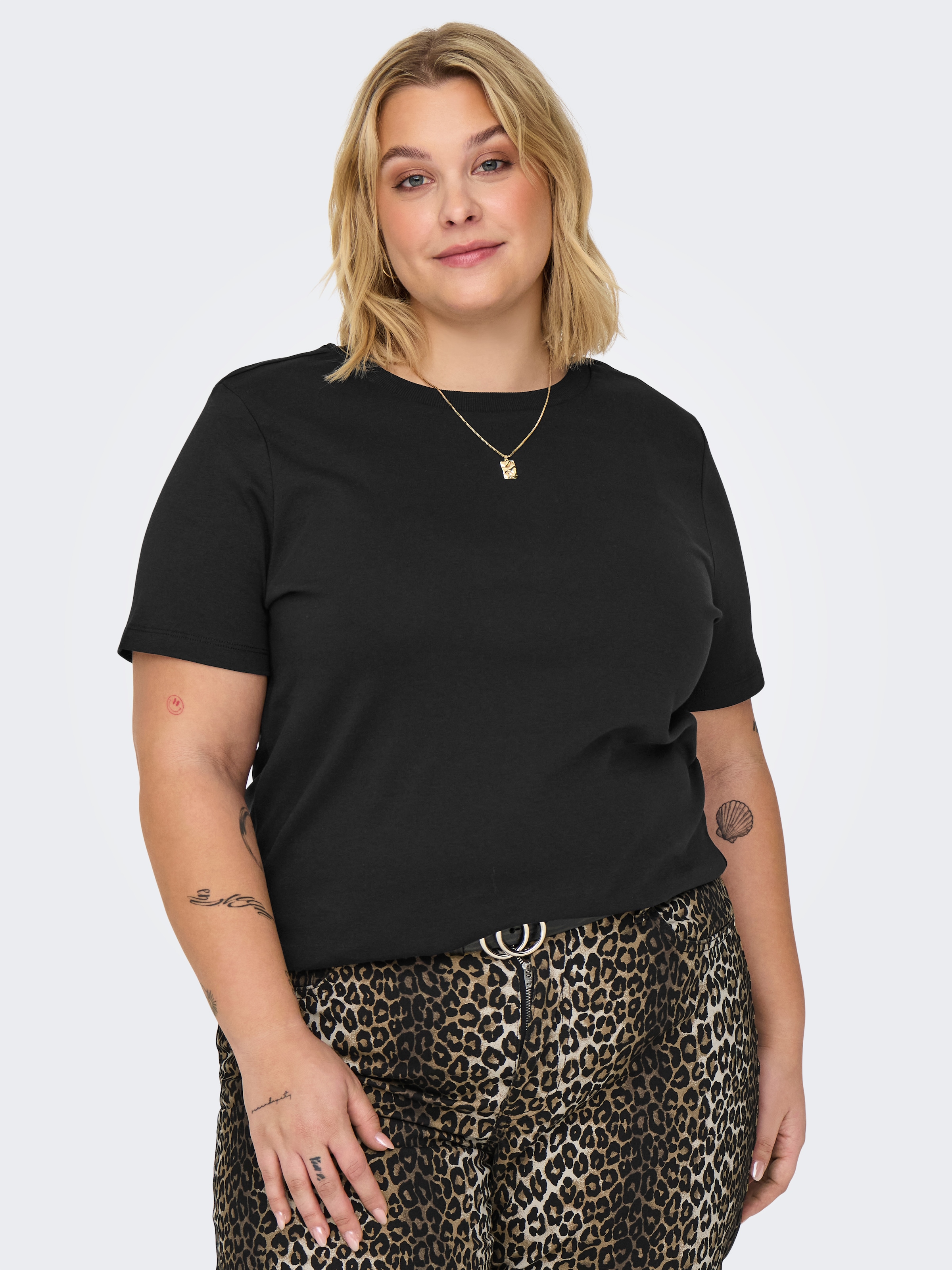 ONLY CARMAKOMA T-Shirt »CARJEN SS JEANS TEE JRS« Baumwolle