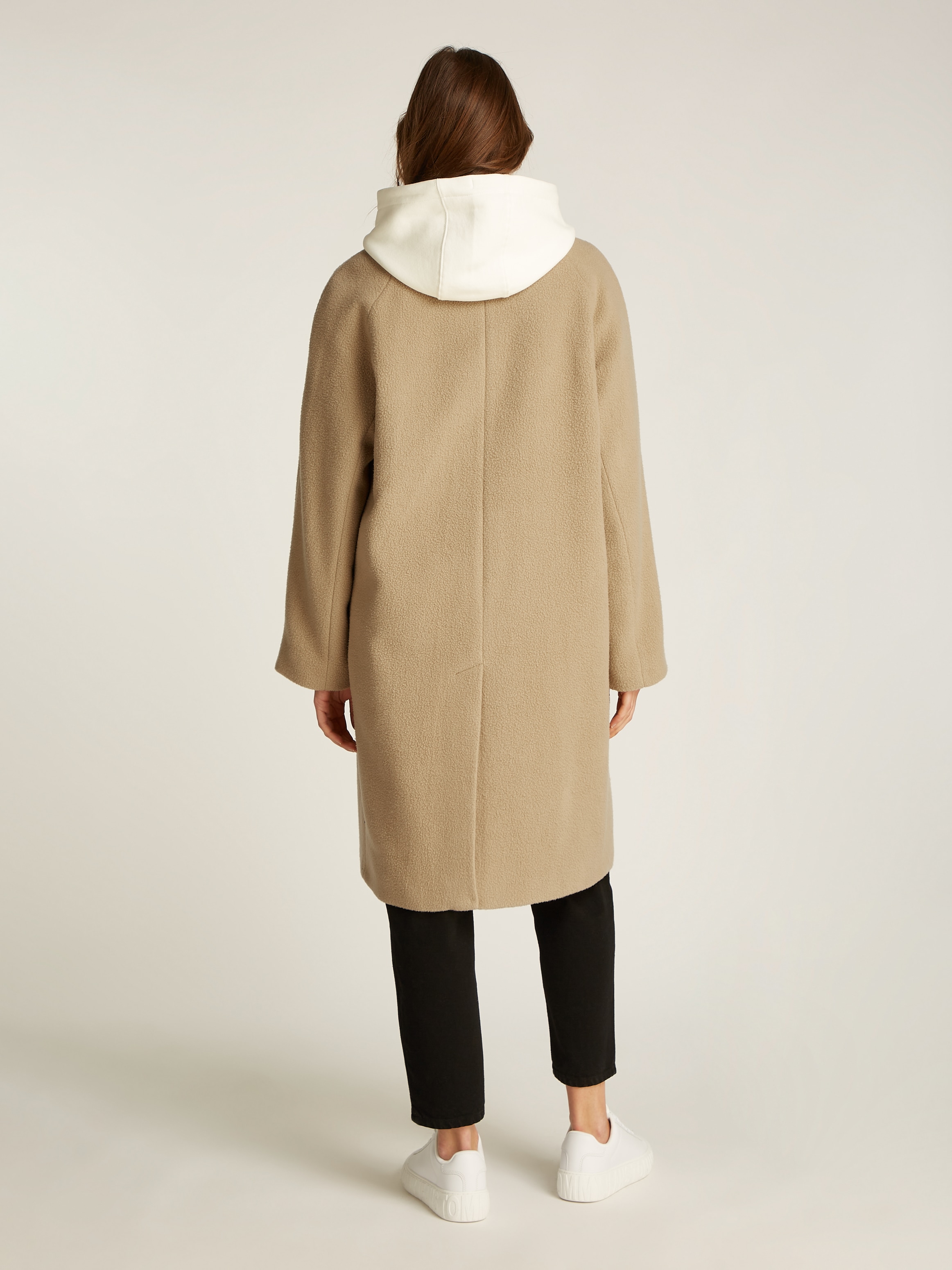 Tommy Jeans Kurzmantel »TJW WOOL COAT«, mit Wollanteil
