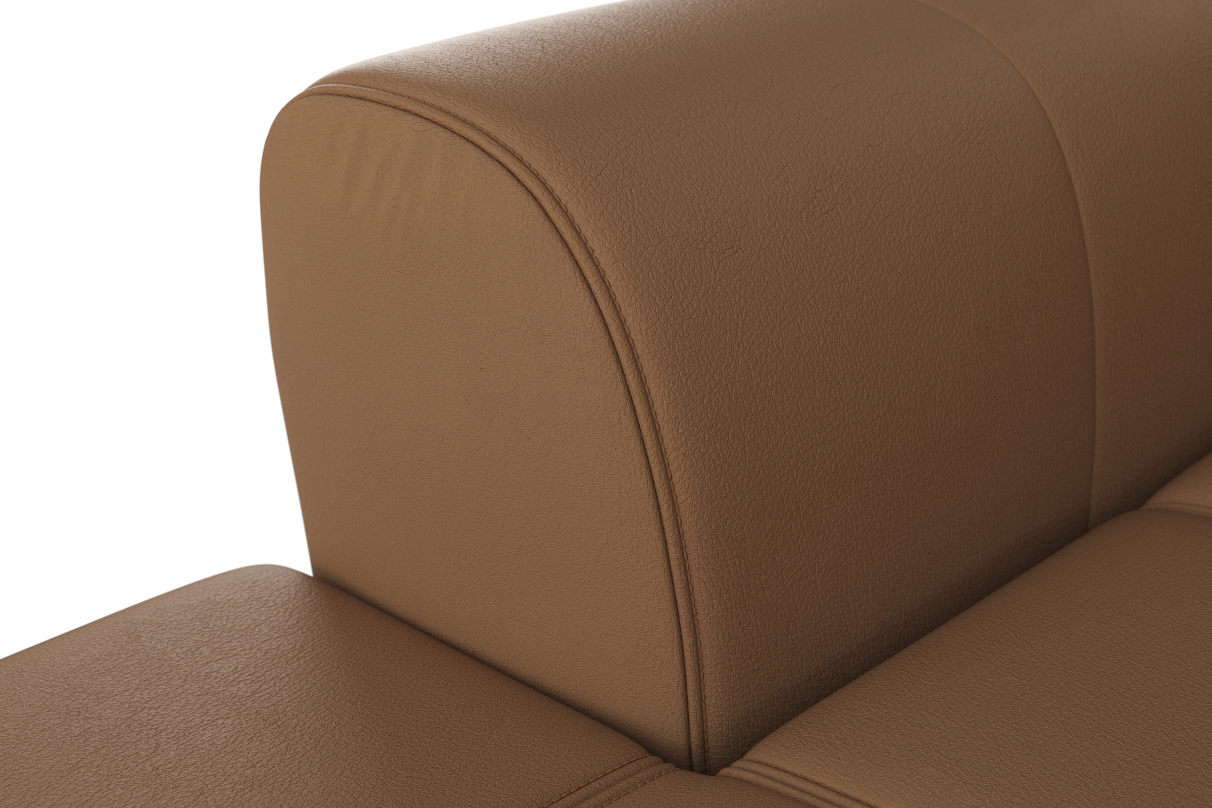 sit&more Wohnlandschaft »Bendigo U-Form«, inklusive Sitztiefenverstellung, Bodenfreiheit 15 cm, in 2 Fußfarben