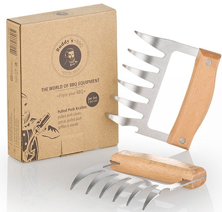 Buddy's Fleischgabel »Buddy´s BBQ« Pulled Prok Krallen aus Edelstahl mit Gr günstig online kaufen