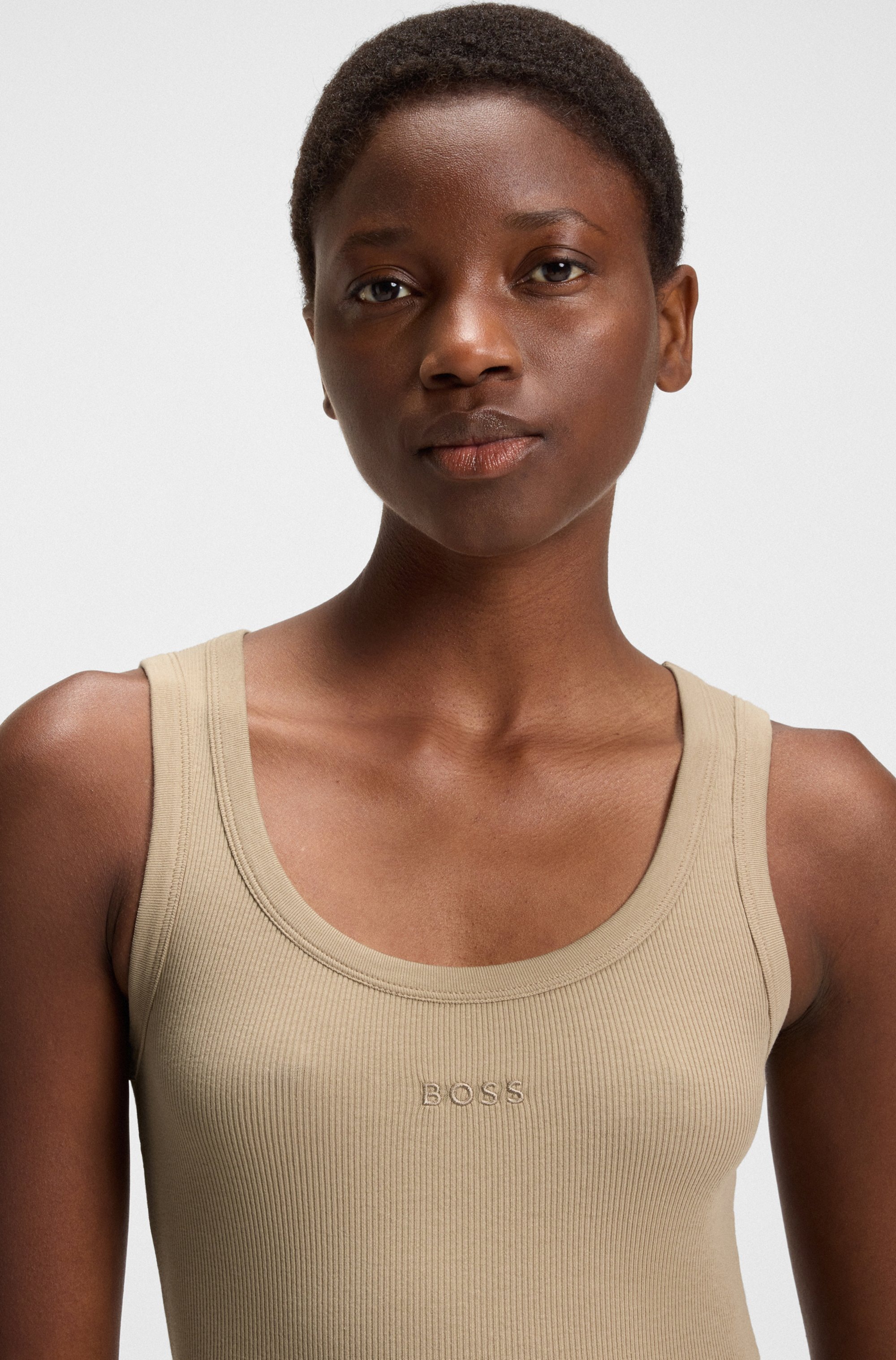 BOSS ORANGE Longtop »Ematite Premium Damenmode«, mit Rundhalsausschnitt