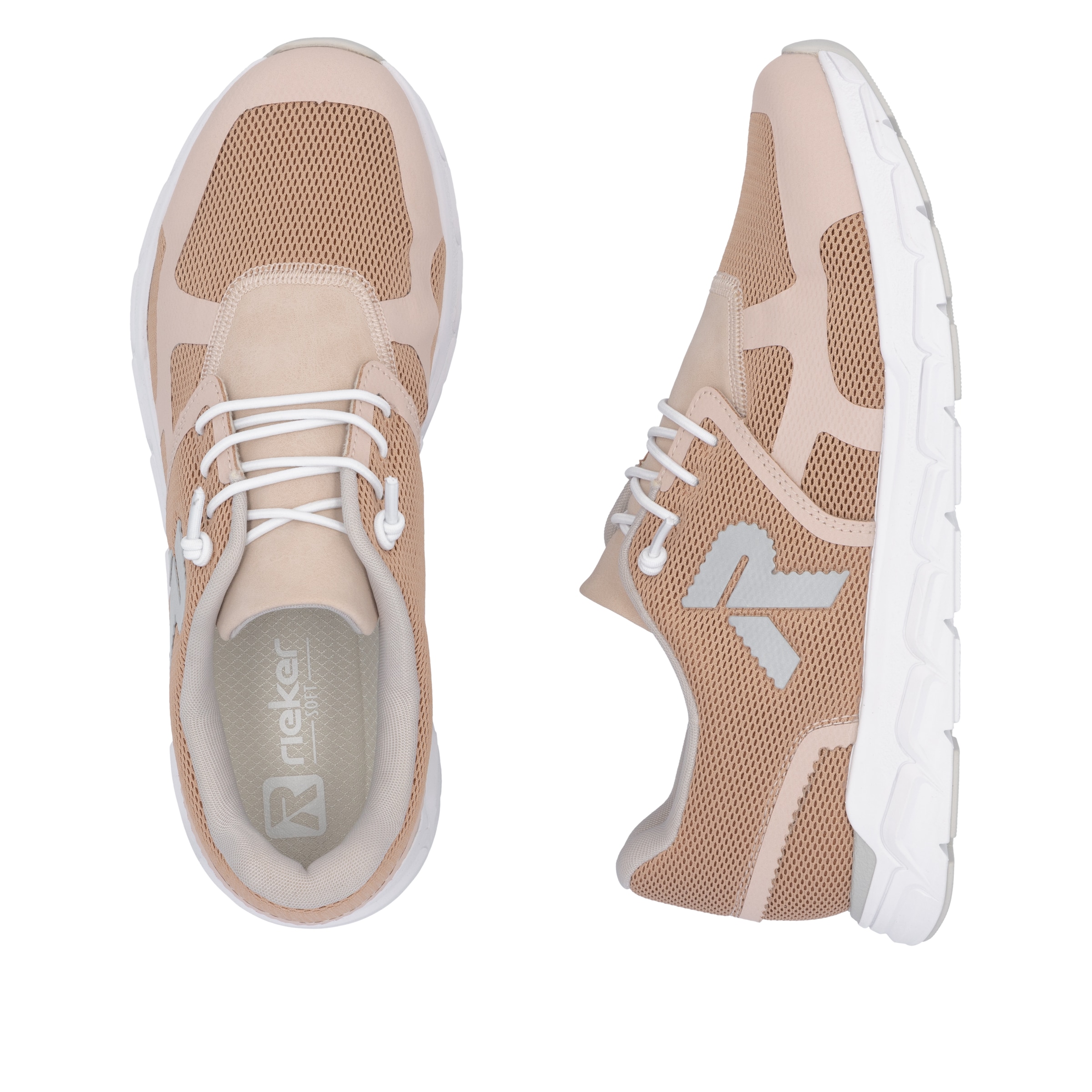 RIEKER Sport Slip-On Sneaker »Preston«, Freizeitschuh, Halbschuh, Schlupfschuh mit Gummizug