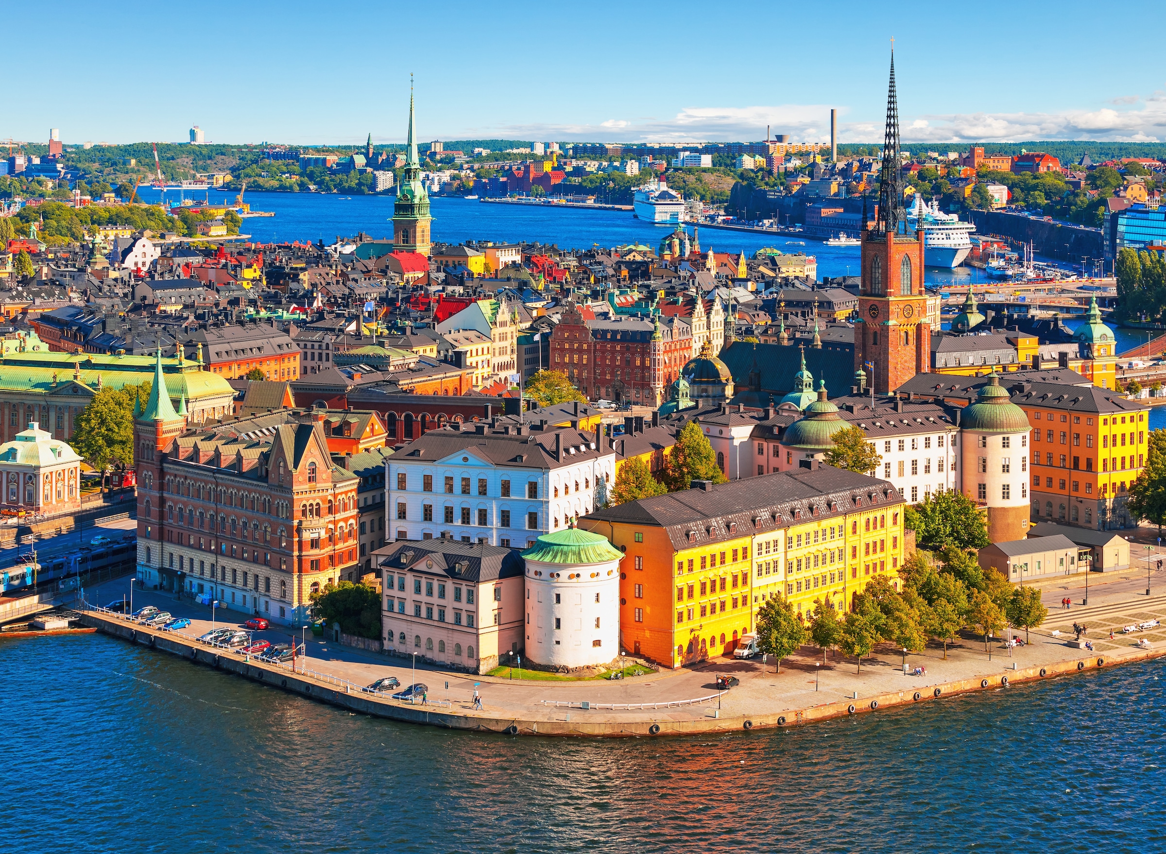 Papermoon Fototapete »Stockholm Old Town« glatt günstig online kaufen