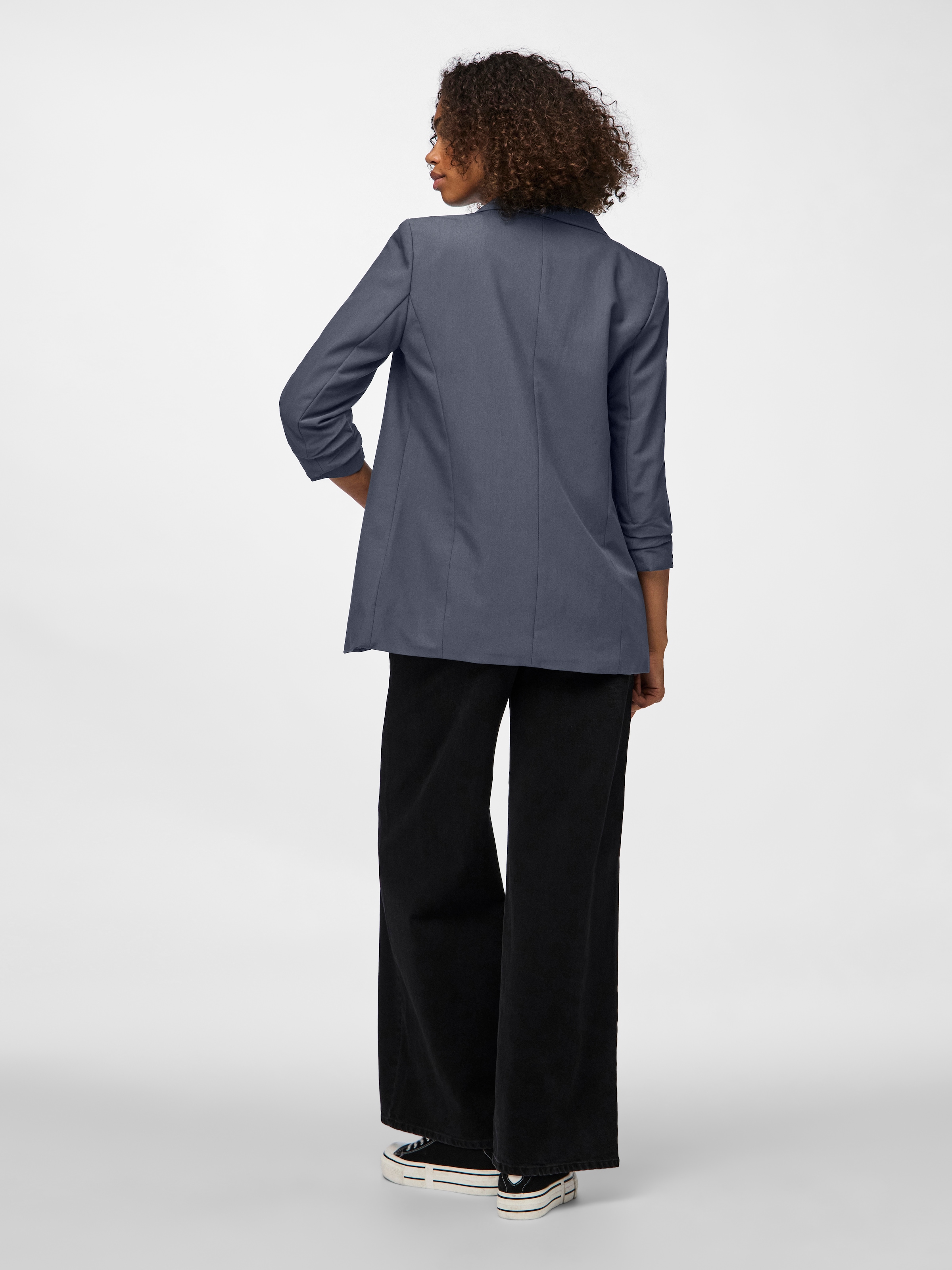 pieces Blusenblazer »PCBOSELLA 3/4 BLAZER NOOS« Materialmix, regular fit