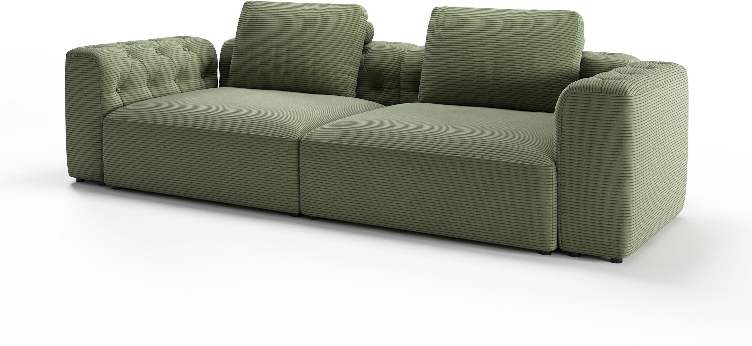 RAUM.ID 2,5-Sitzer »Cushid«, Modulsofa, bestehend aus 2 Teilen, Breite 268 cm