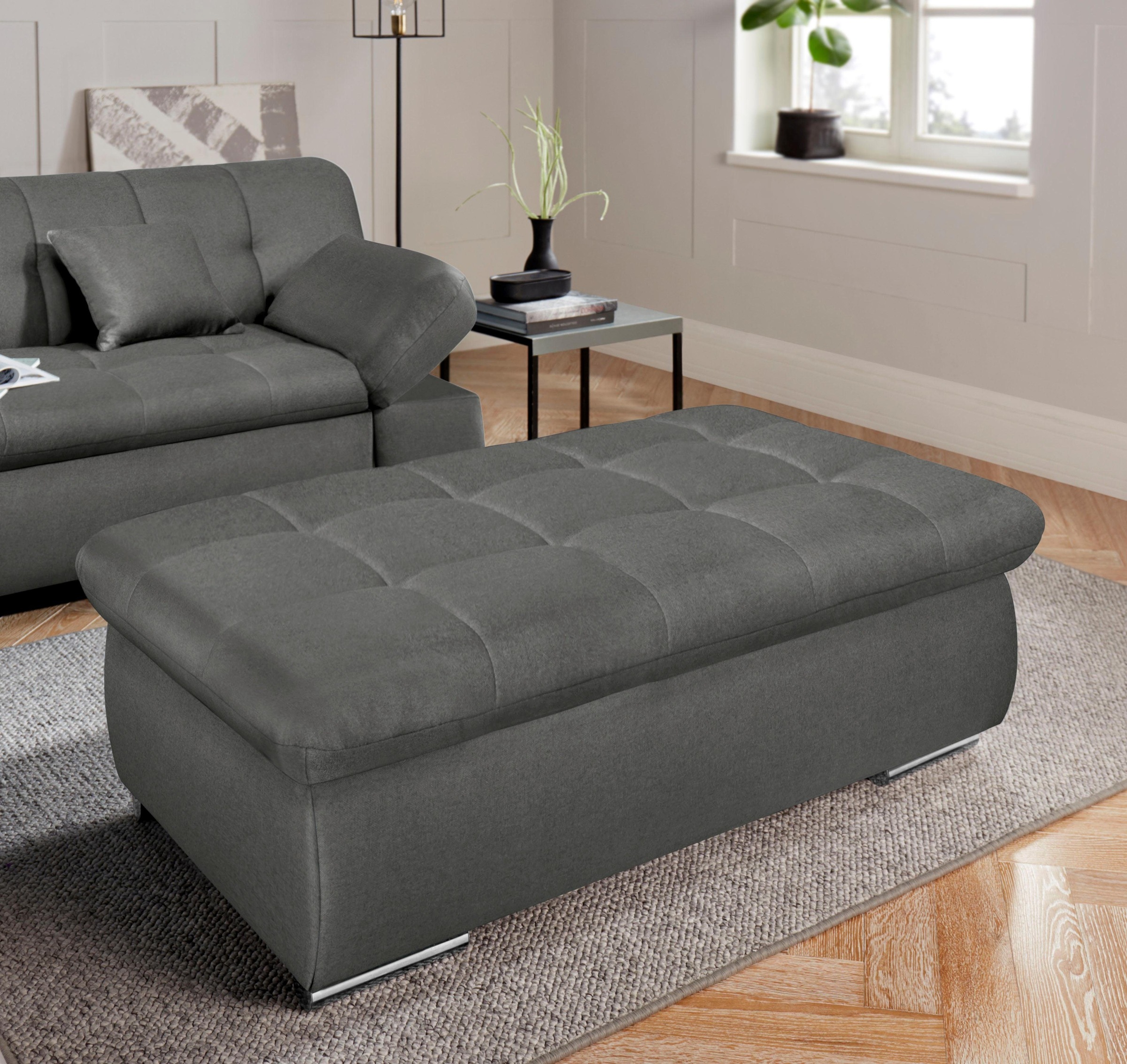 DOMO collection Hocker »Mona«, mit Stauraumfach