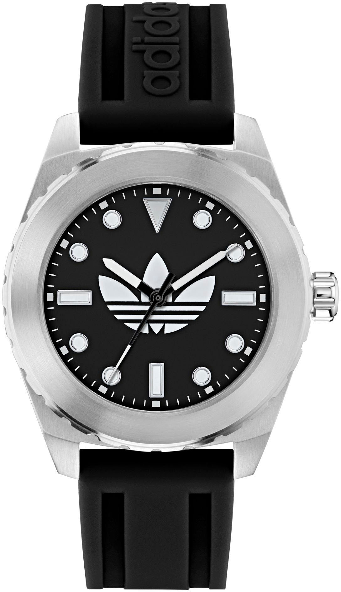 adidas Originals Quarzuhr »DISCOVERER ONE«, Armbanduhr, Herren, Damen, Silikonarmband, wasserabweisend bis 5 bar