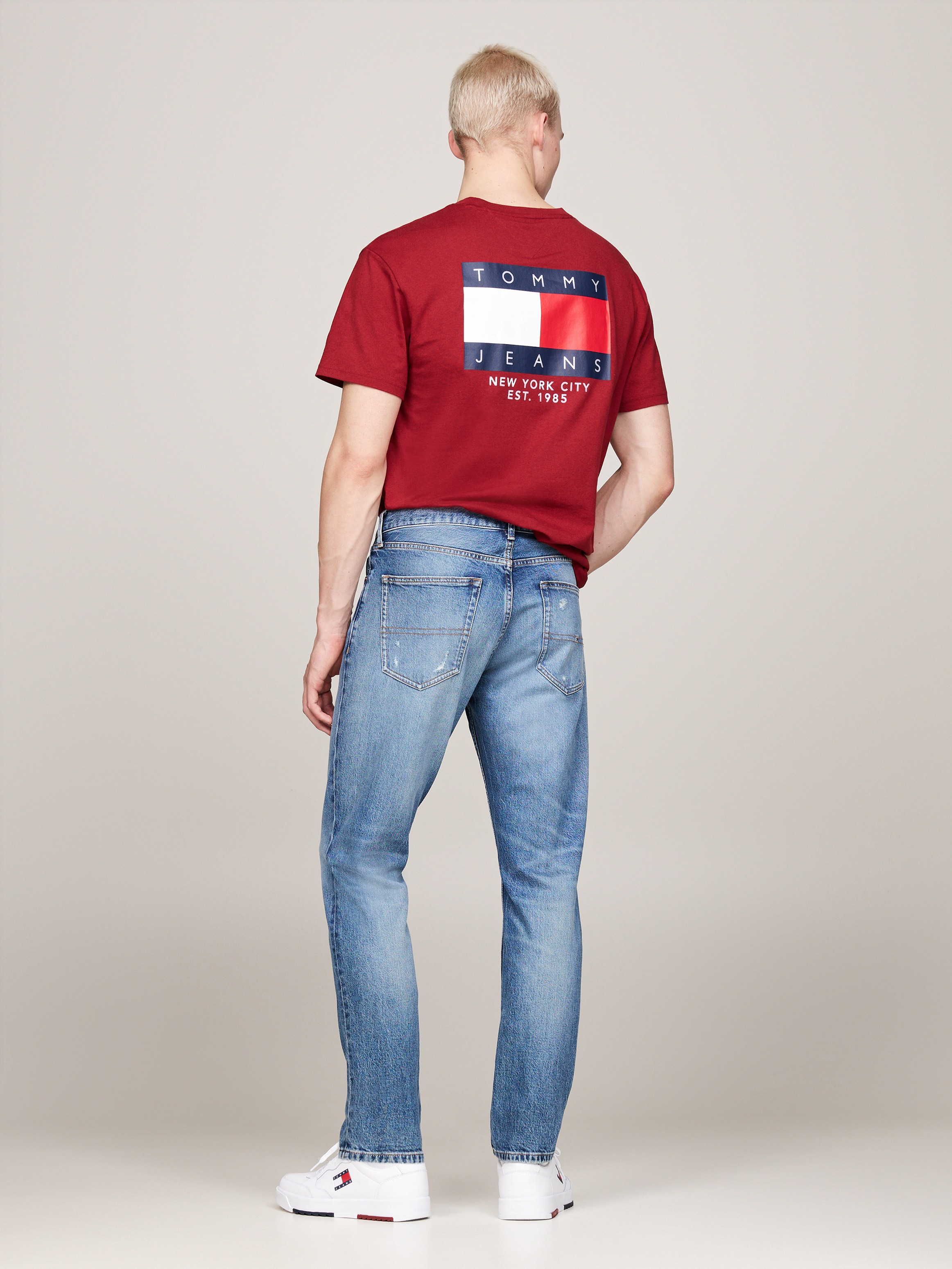 Tommy Jeans Destroyed-Jeans »AUSTIN SLIM TPRD DH6135«, in cooler Waschung
