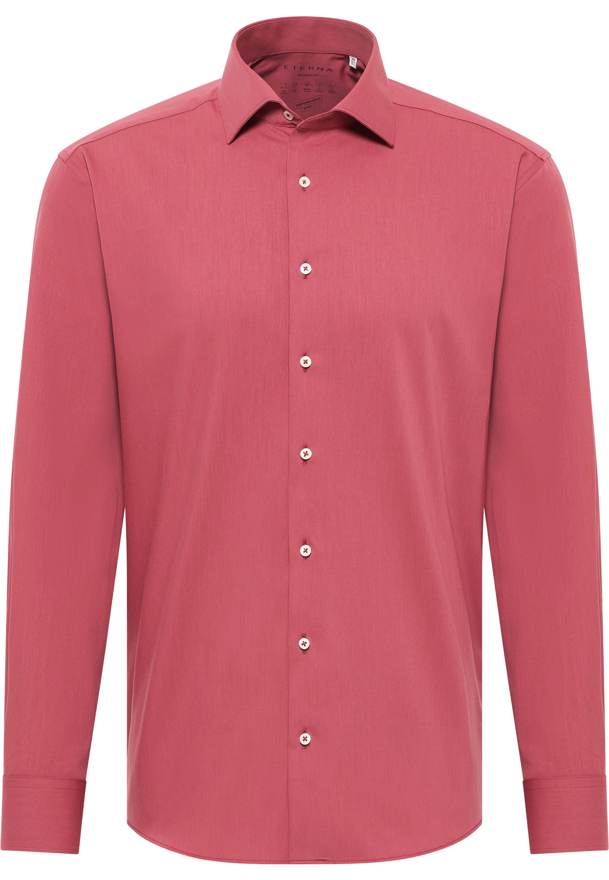 Eterna Langarmhemd »MODERN FIT« NON IRON (bügelfrei)