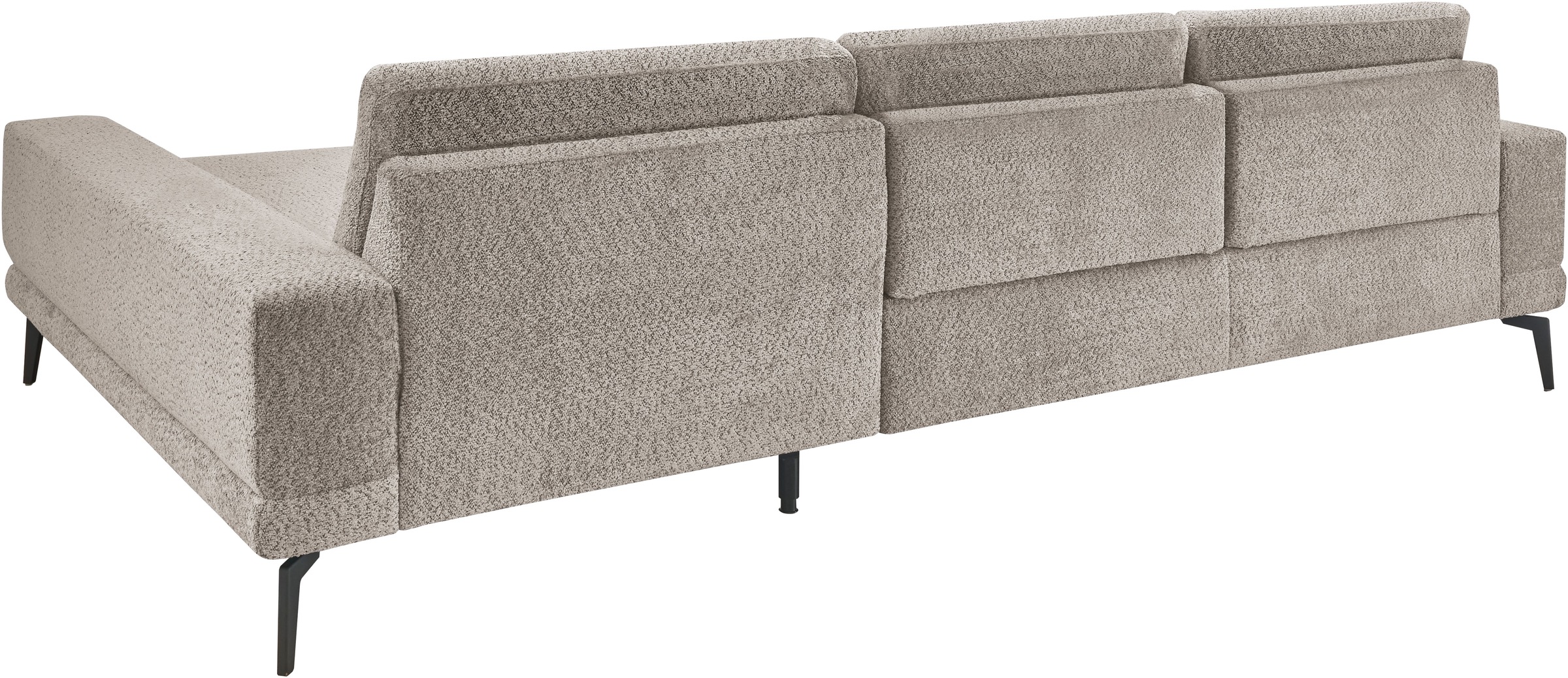 set one by Musterring Ecksofa »SO 3600 optimaler Sitzkomfort in Federkern o. Kaltschaum, 2 Sitzhöhen« Sitzhöhe 44 cm, Kaltschaum, B 293 x T 180 cm, Kama stone