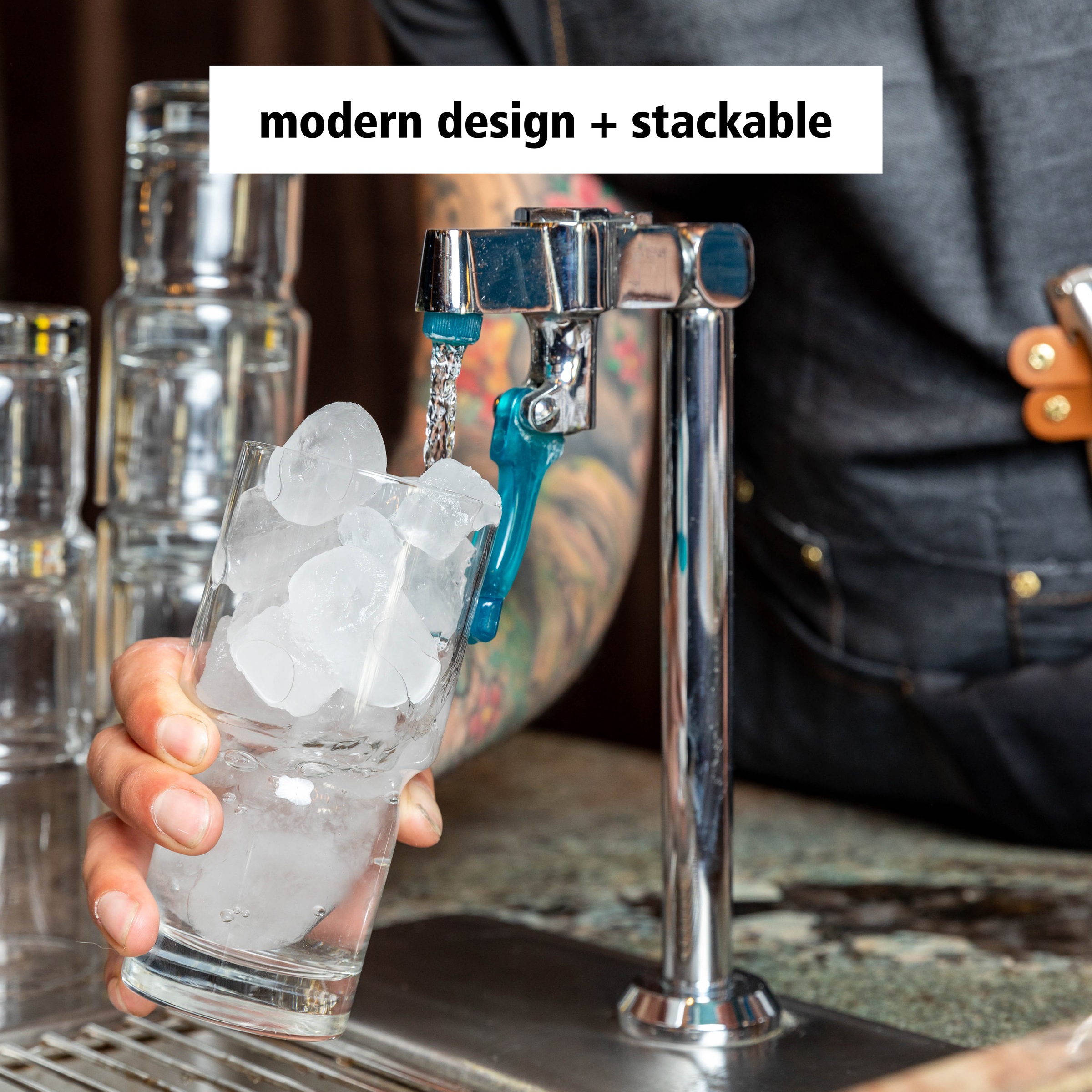 LIBBEY Gläser-Set »Cooler Glas -NEWTON- 592 ml, Ø: 8 cm, H: 16,5 cm, 12er Set«, (Set, 12 tlg.), hochwertig verarbeitet, im modernen Design