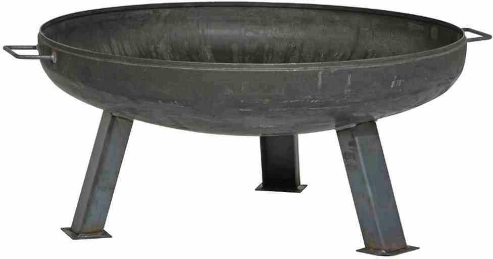 SIENA GARDEN Feuerschale »XXL anthrazit Ø 100 cm« langlebiges Produkt, Stahl unbehandelt anthrazit