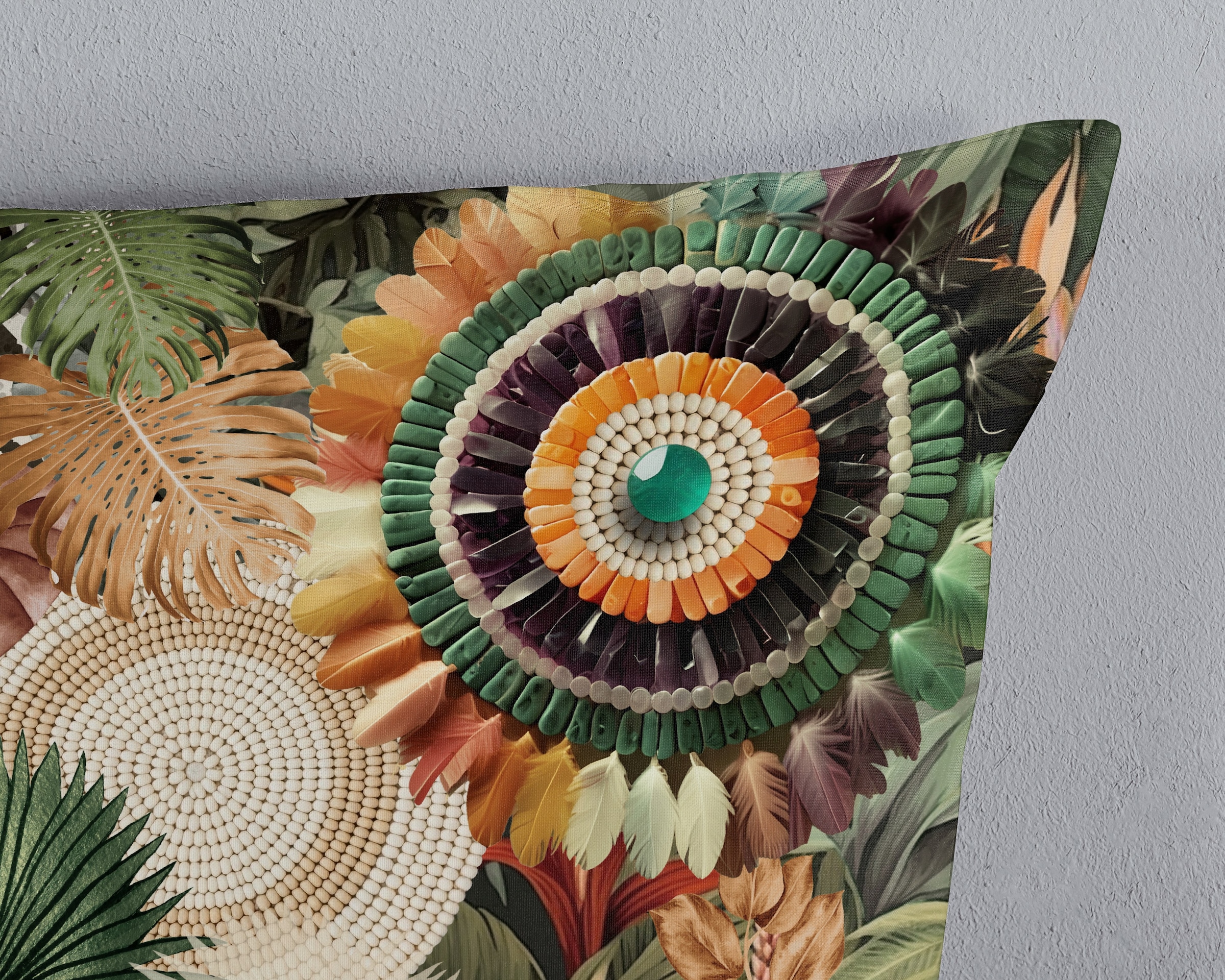 hip Wendebettwäsche »Janay« 2 Satin, Reißverschluss, Wendeoptik, Mandala, Zebra, grün