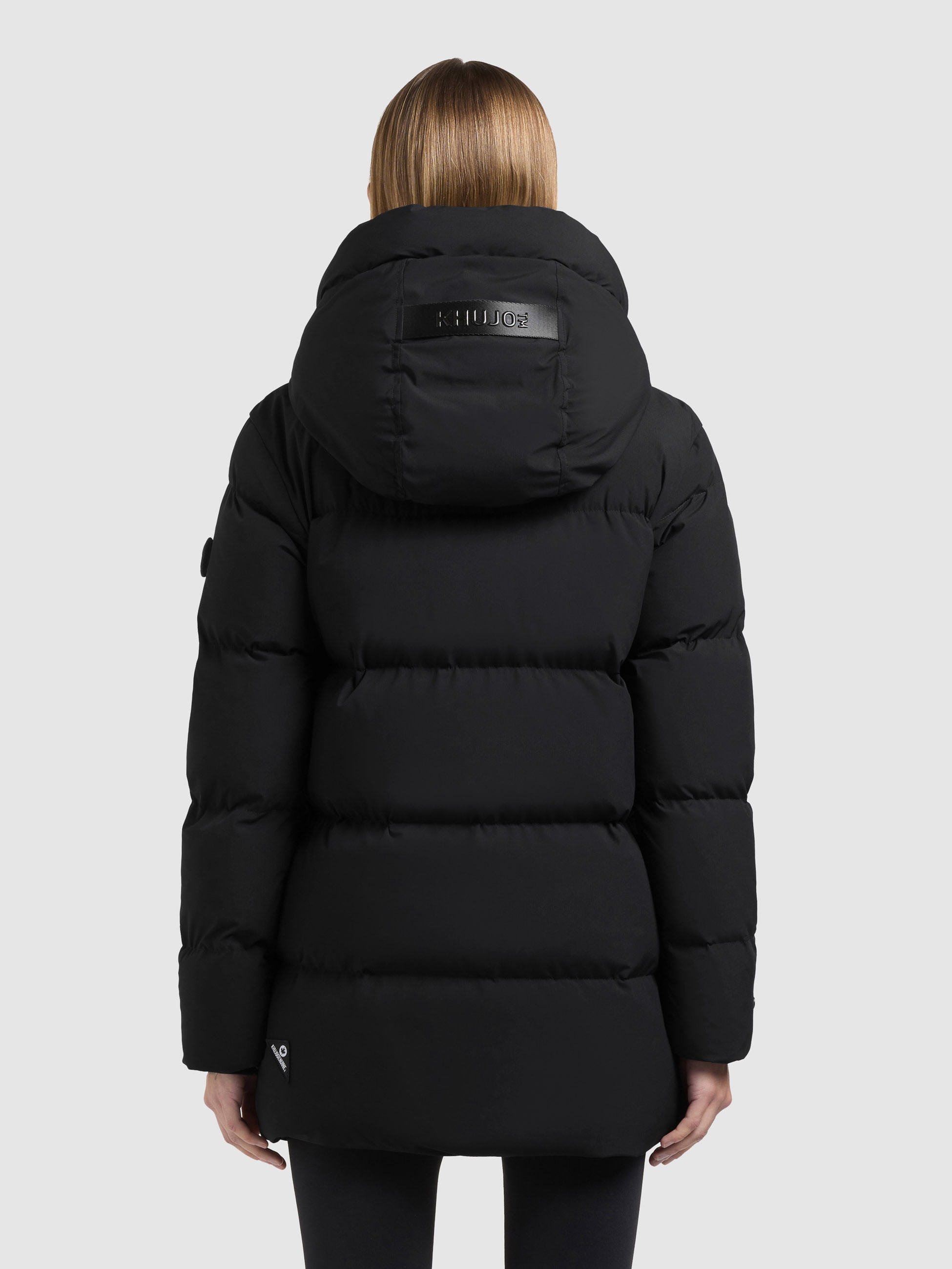 khujo Steppjacke »DROWN2 MATT« mit Kapuze Taschenbeutel mit Fleece