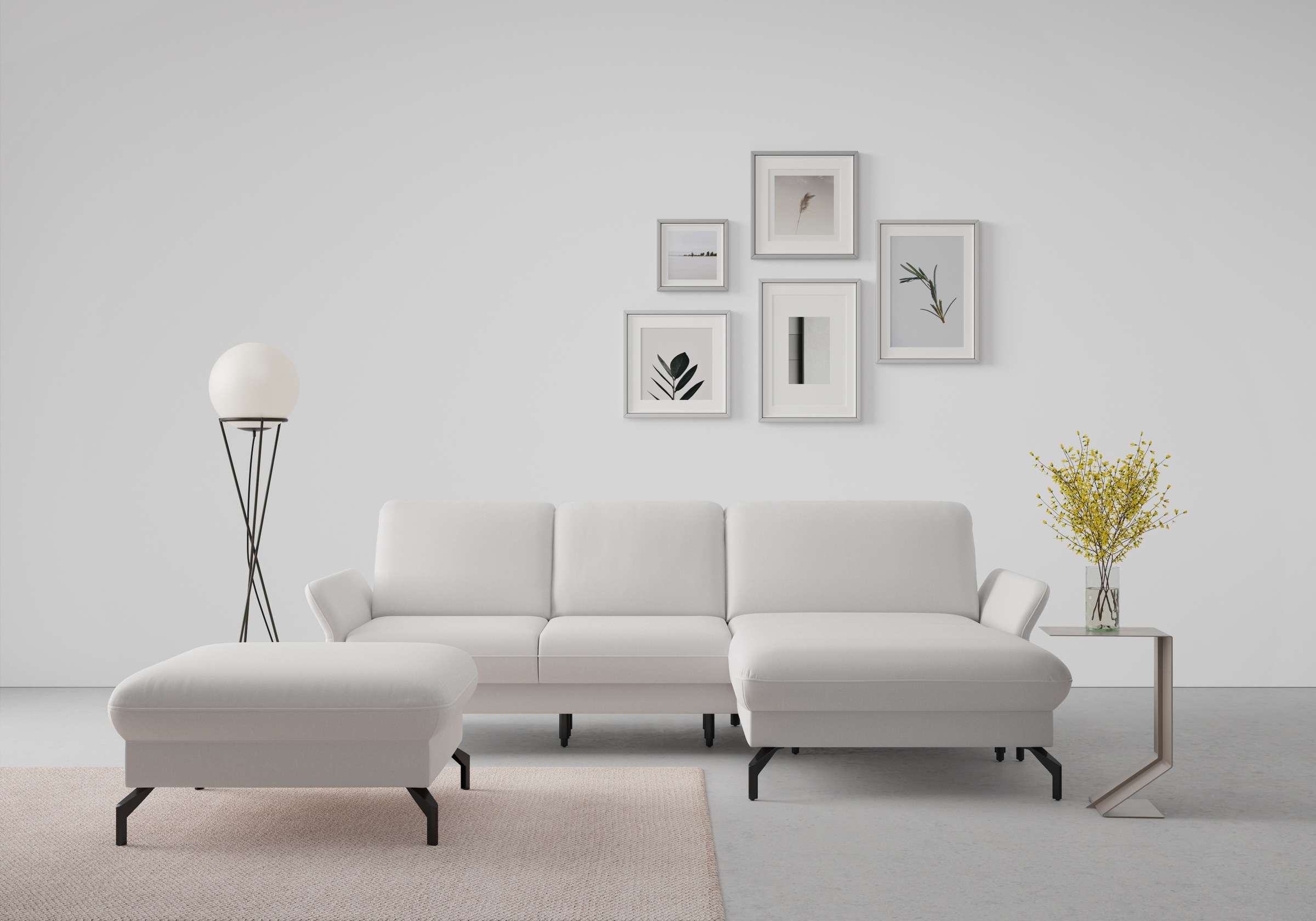 sit&more Ecksofa »Fashion L-Form«, wahlweise mit Kopfteilverstellung und Vo günstig online kaufen