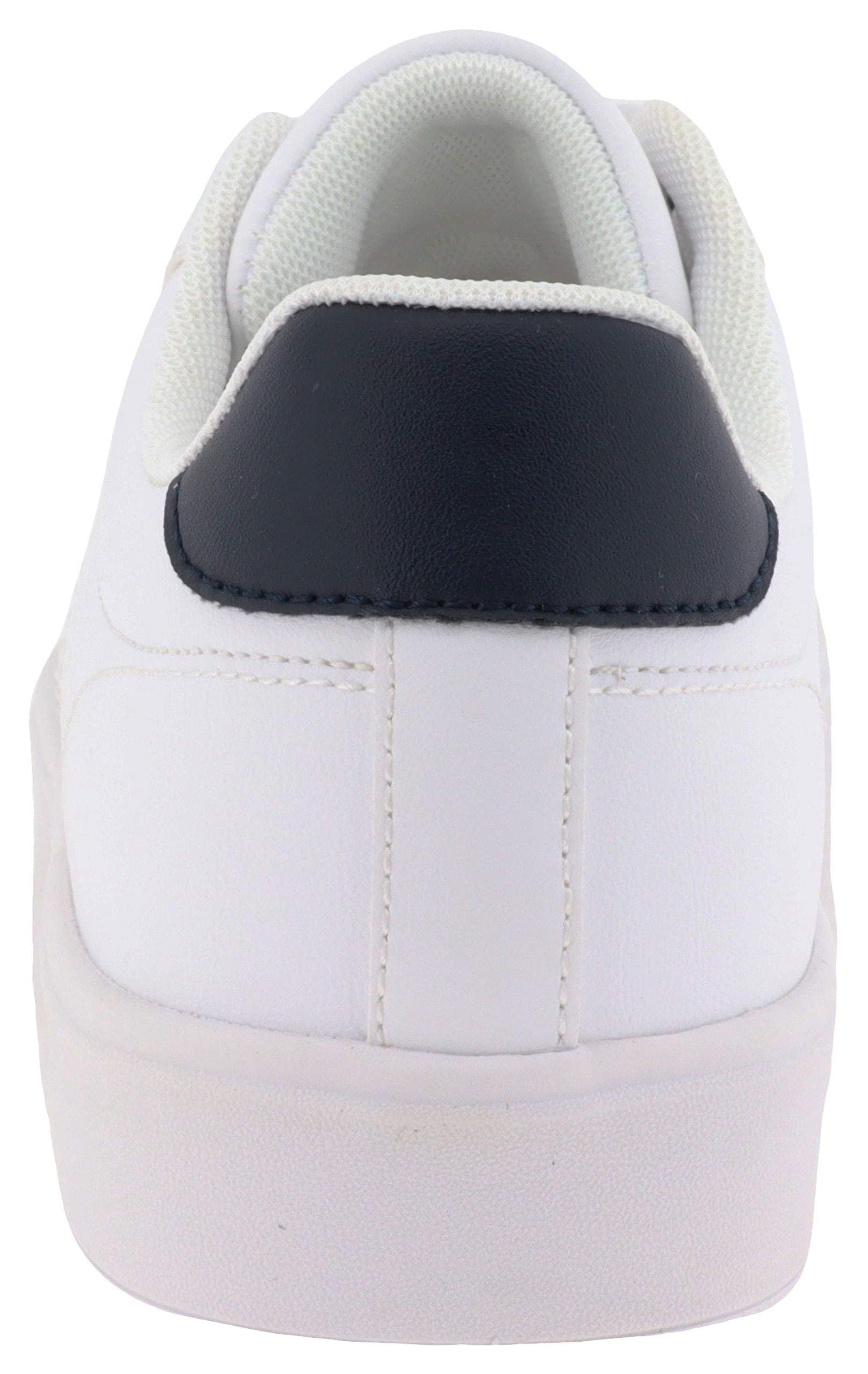 TOM TAILOR Sneaker  , Kontrastbesatz an der Ferse, Freizeitschuh, Halbschuh, Schnürschuh