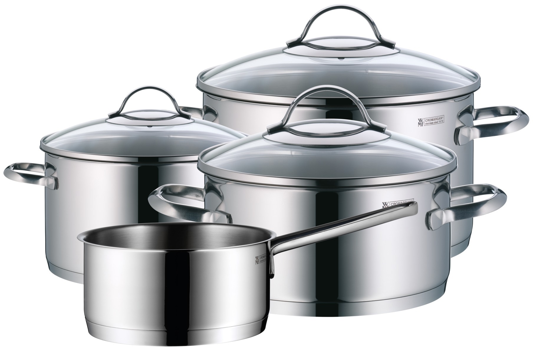 WMF Topf-Set »Provence Plus 4-teilig, Induktions Töpfe Set mit Glasdeckel« günstig online kaufen