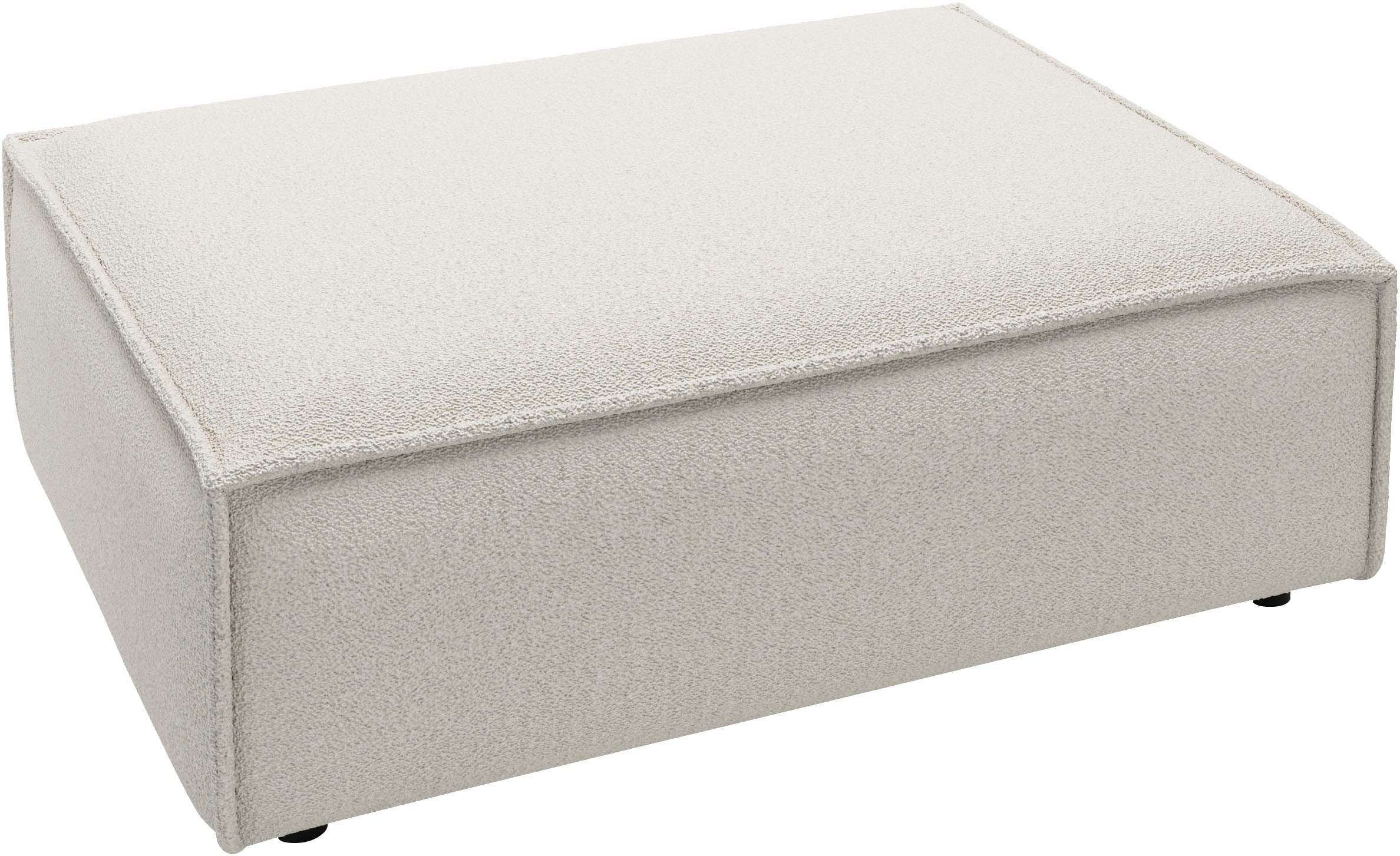 Places of Style Polsterhocker »Watertown, XXL Hockerbank passend zum Sofa - ideal als Beistellmodul«, erweiterbare Hockerbank mit weicher Polsterung