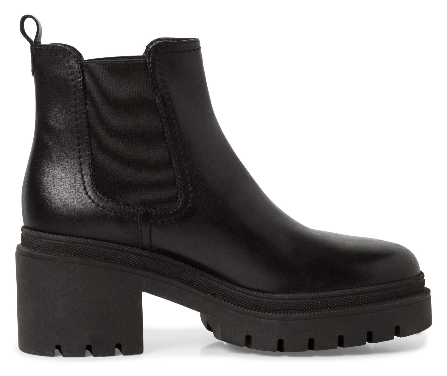 Tamaris Chelseaboots  Blockabsatz, Plateau, Stiefelette zum Schlupfen