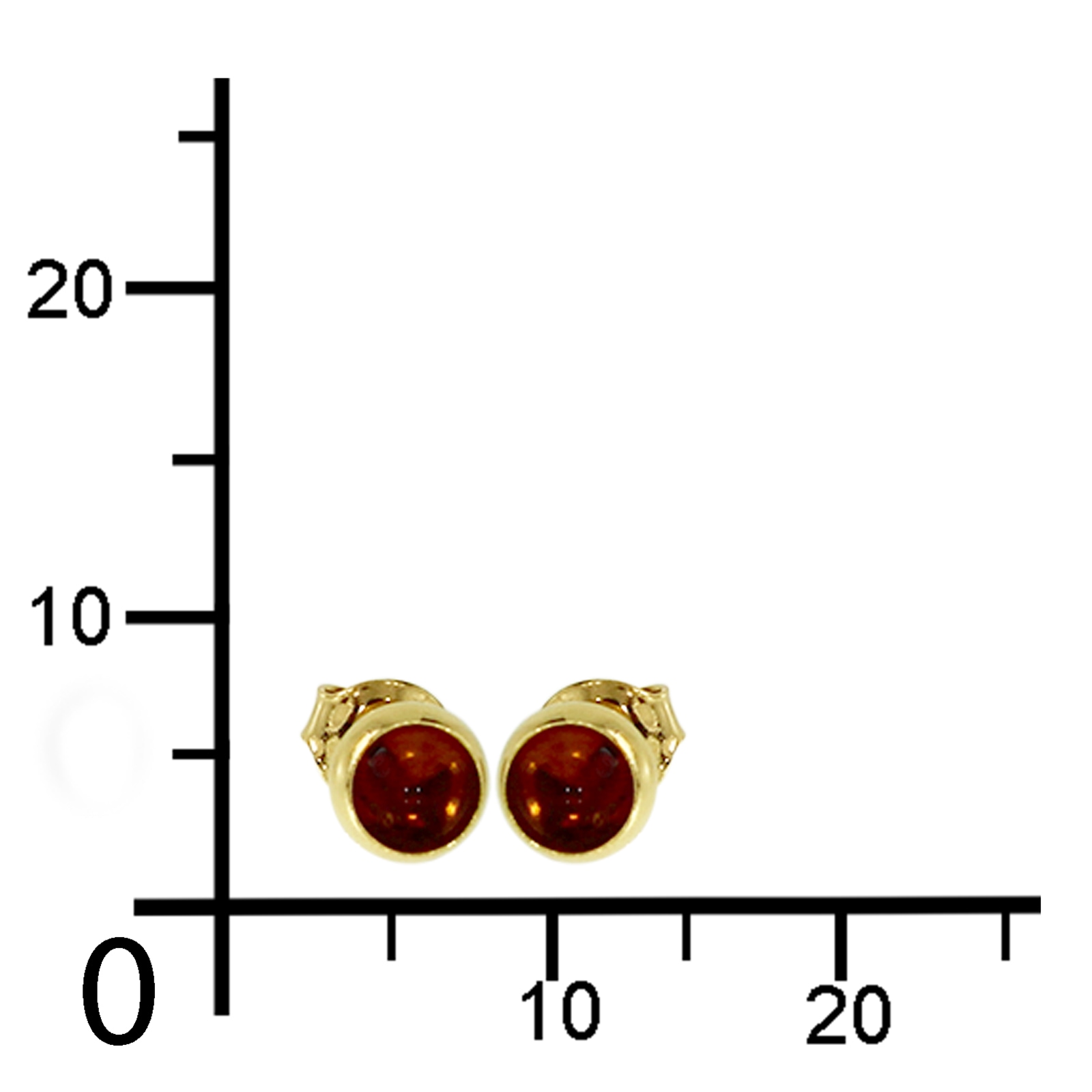 OSTSEE-SCHMUCK Paar Ohrstecker »Ostsee-Schmuck Ohrstecker Classic 5 mm Ohrstecker Classic 5 mm«, (2 tlg.)