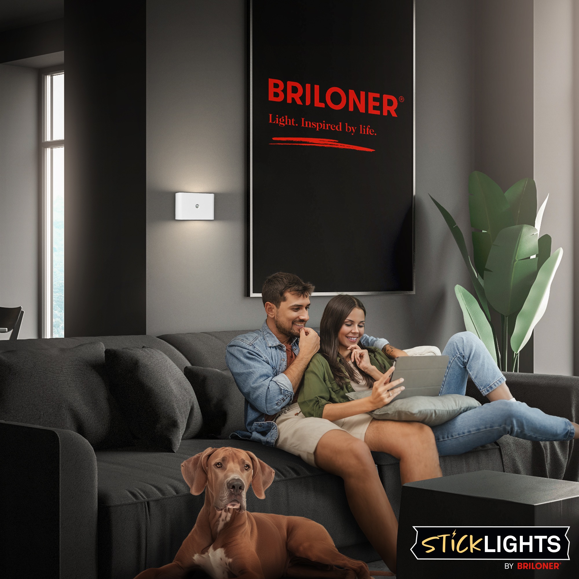 Briloner Leuchten LED Wandleuchte »CHET 3878016«