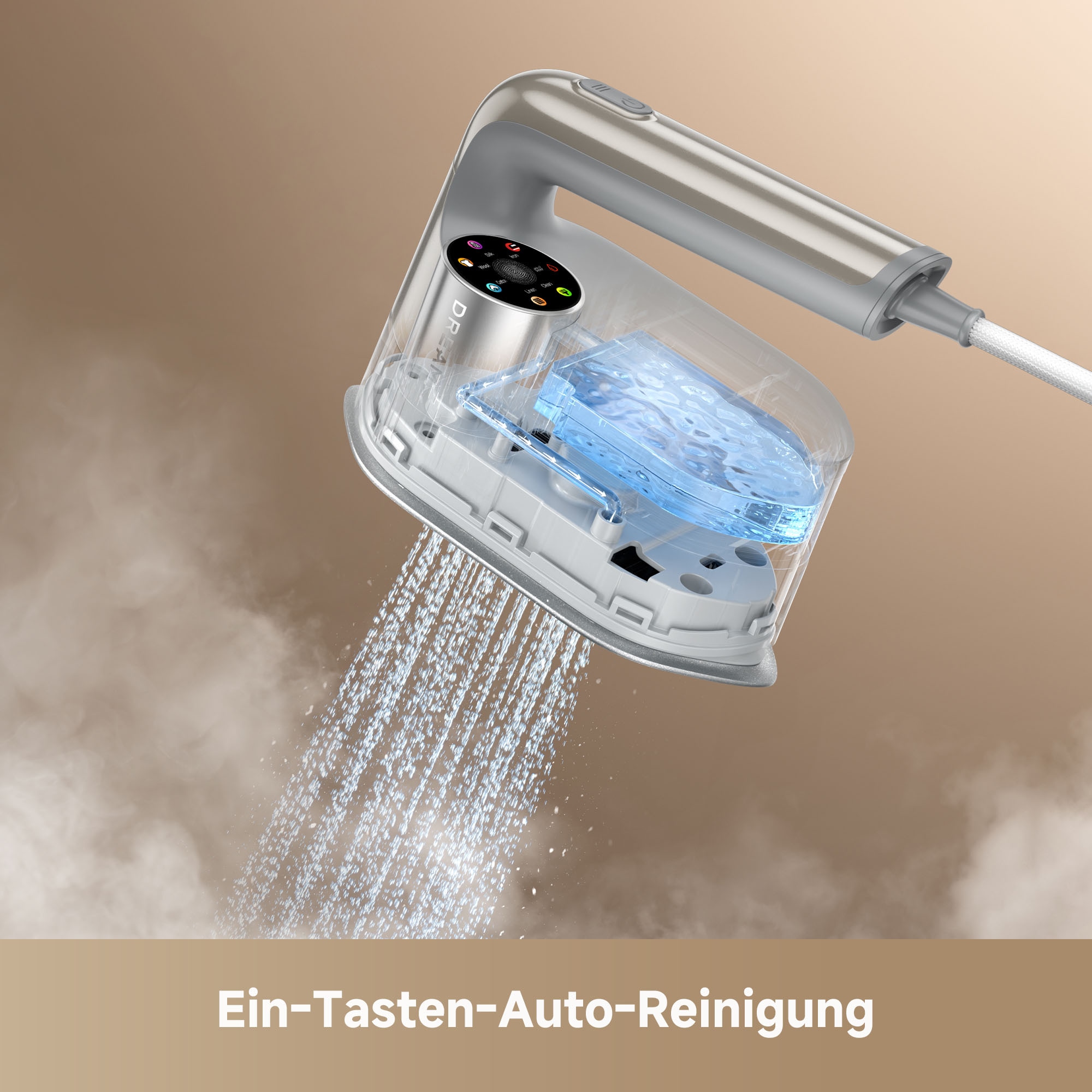 Dreame Dampfbügeleisen »Rotafly P7« 1200 W drehbare Bügelsohle, 5 Modi