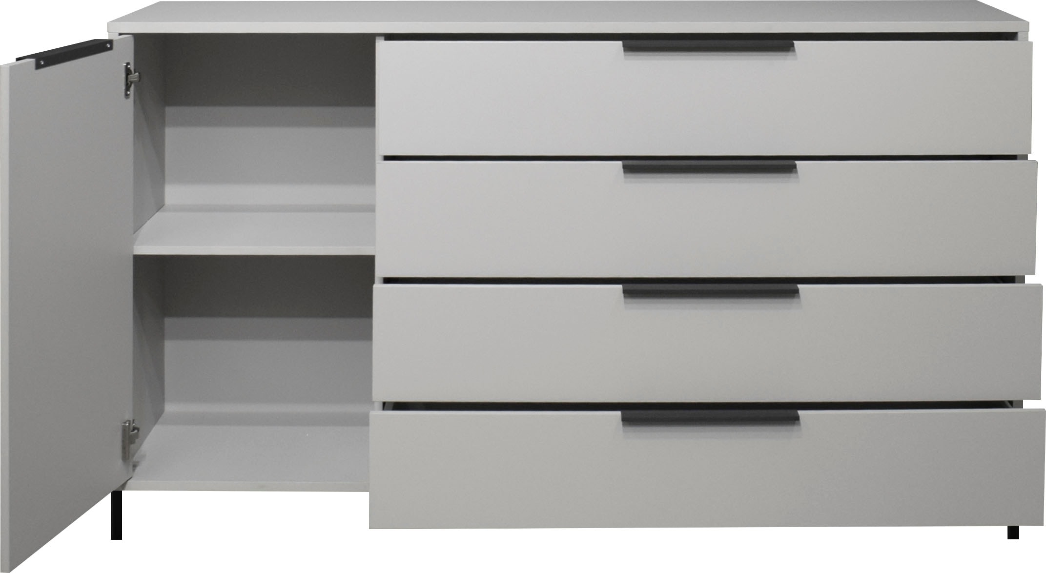 Mäusbacher Highboard »Bonnie« Board mit Quadratgestell