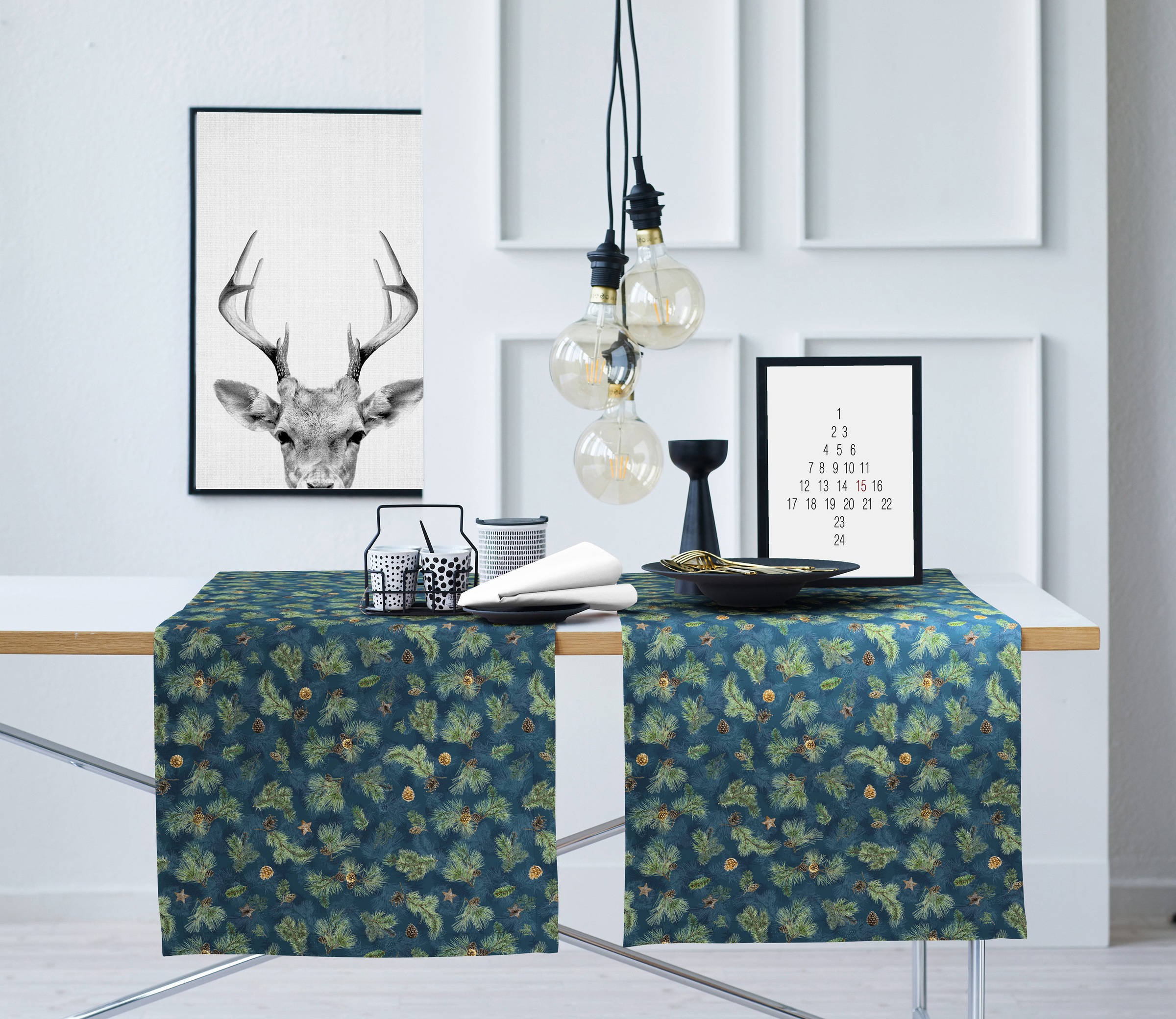 APELT Tischläufer »9530 WINTERWELT, Weihnachtsdeko, Weihnachten« Digitaldru günstig online kaufen